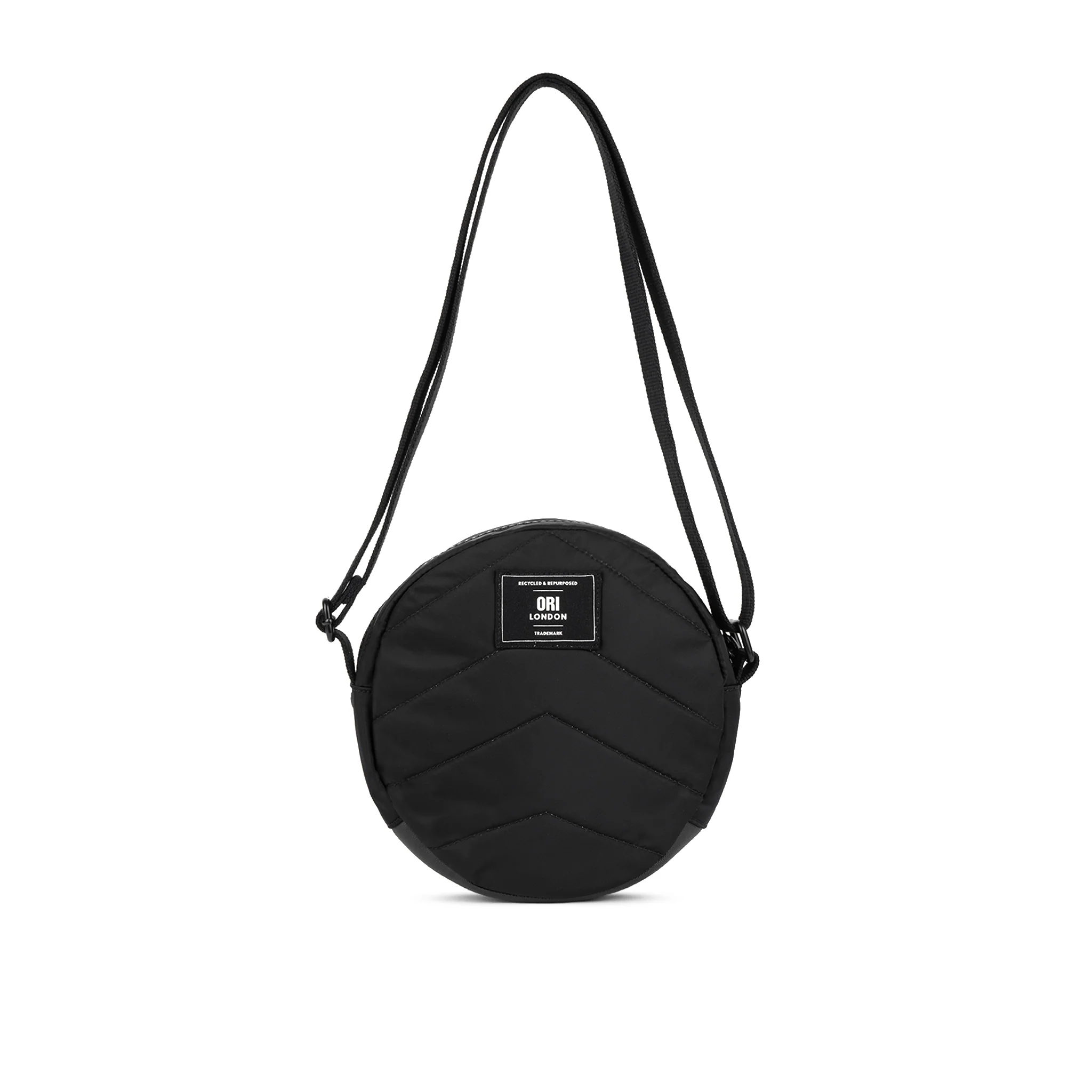 All Black Paddington Crossbody Bag in Black - Image 3