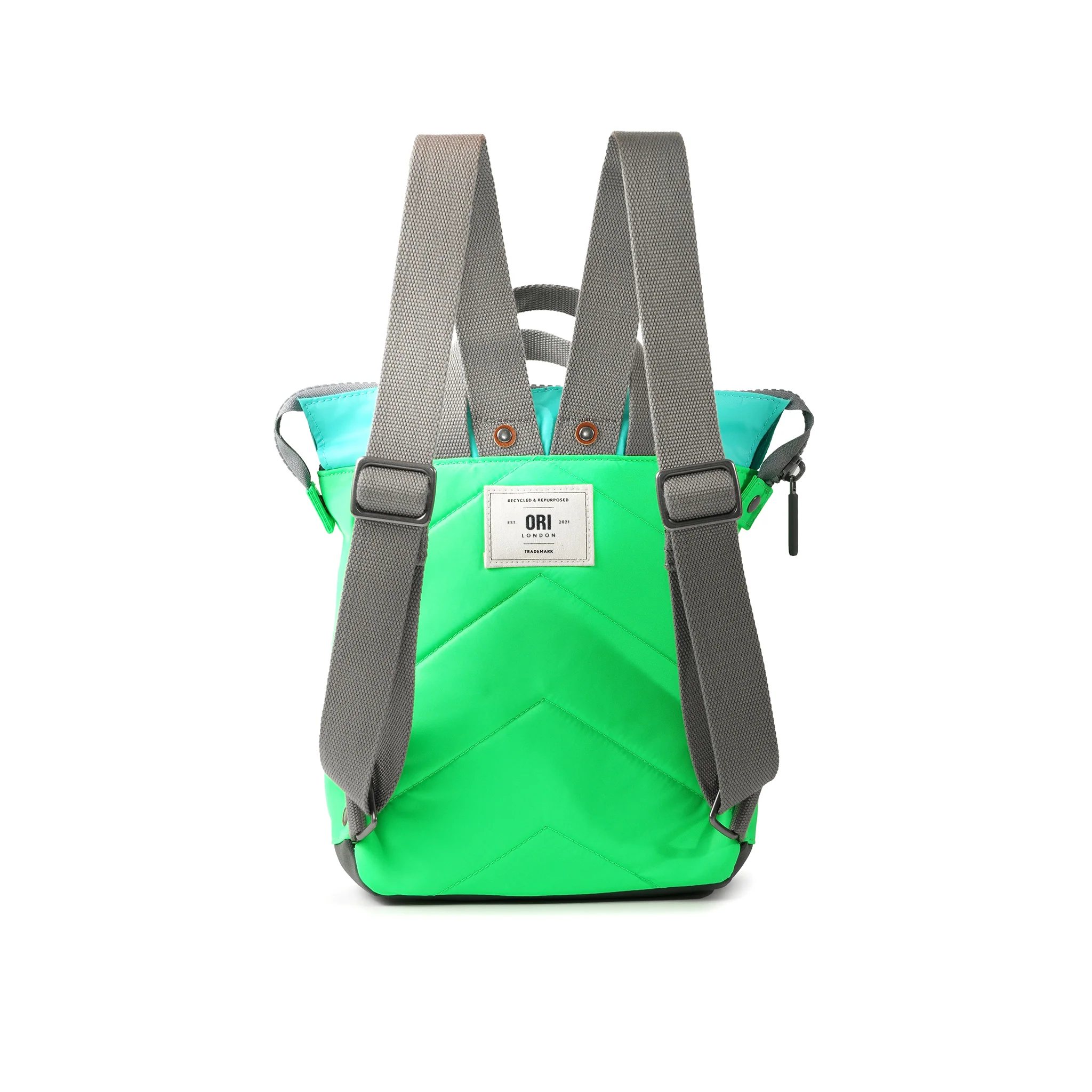 Creative Waste Bantry Backpack in Shamrock/Capri - Image 3