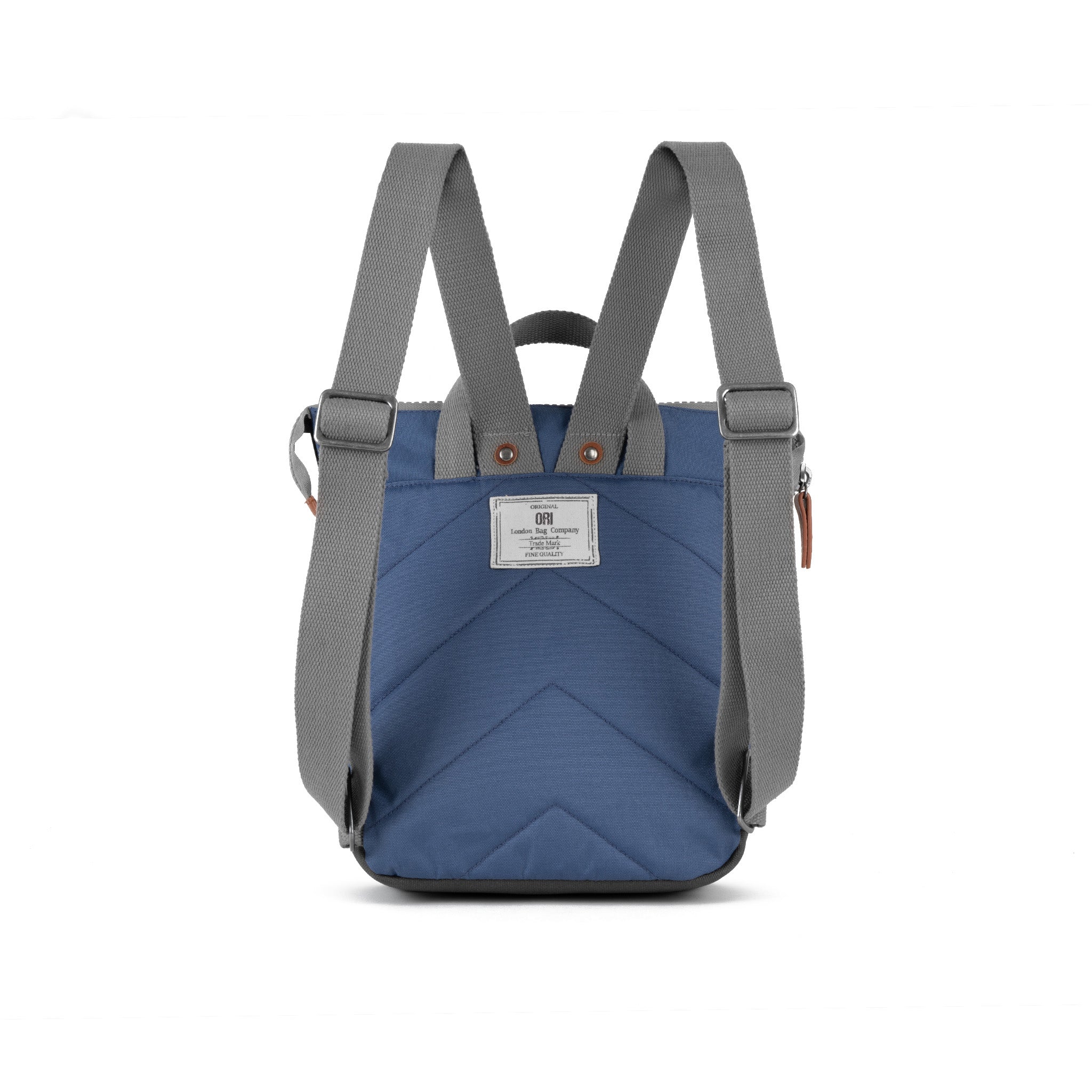 Bantry Backpack in Burnt Blue Canvas - Image 3