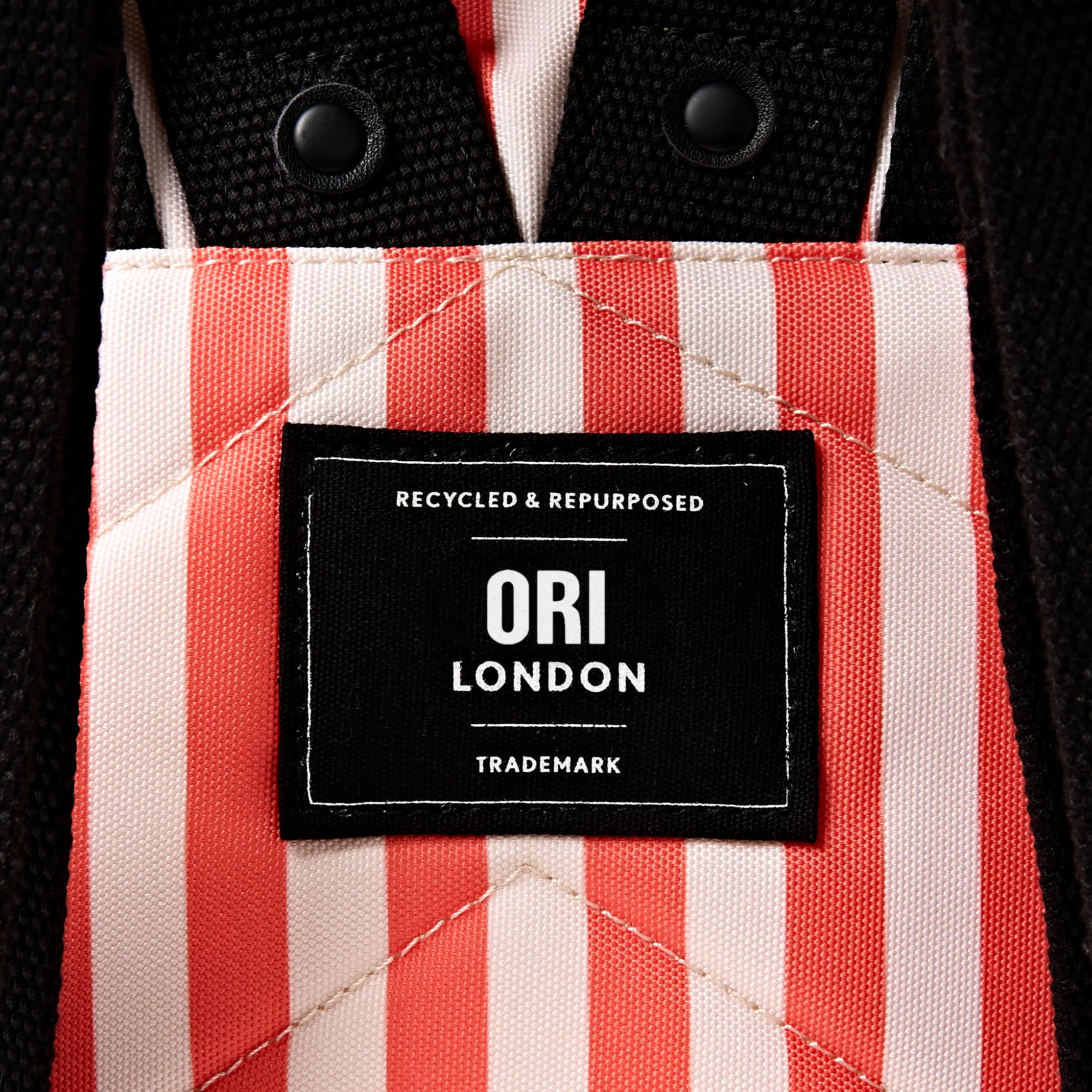 Bantry Backpack in Coral Stripe - Image 7