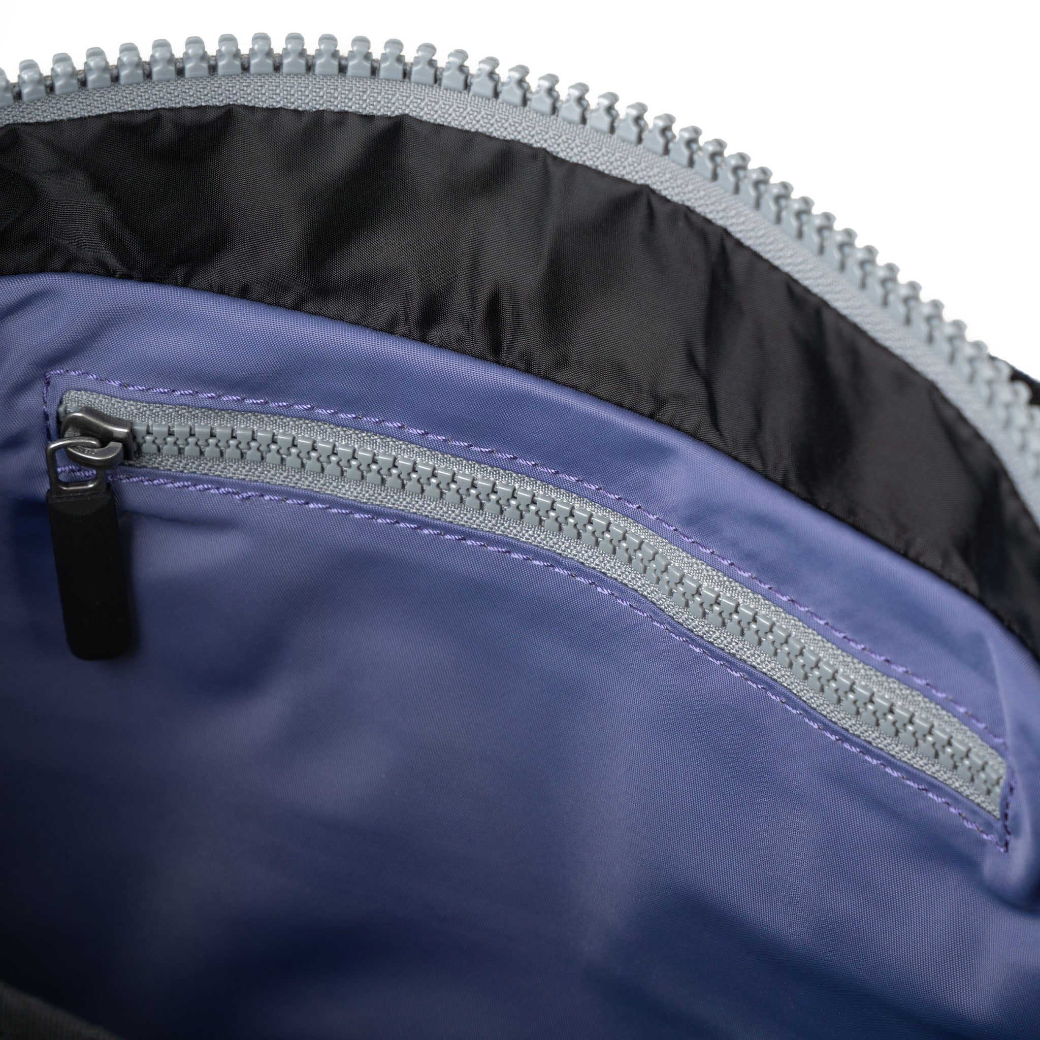 Black Label Canfield Roll Top Backpack in Dusted Peri - Image 6