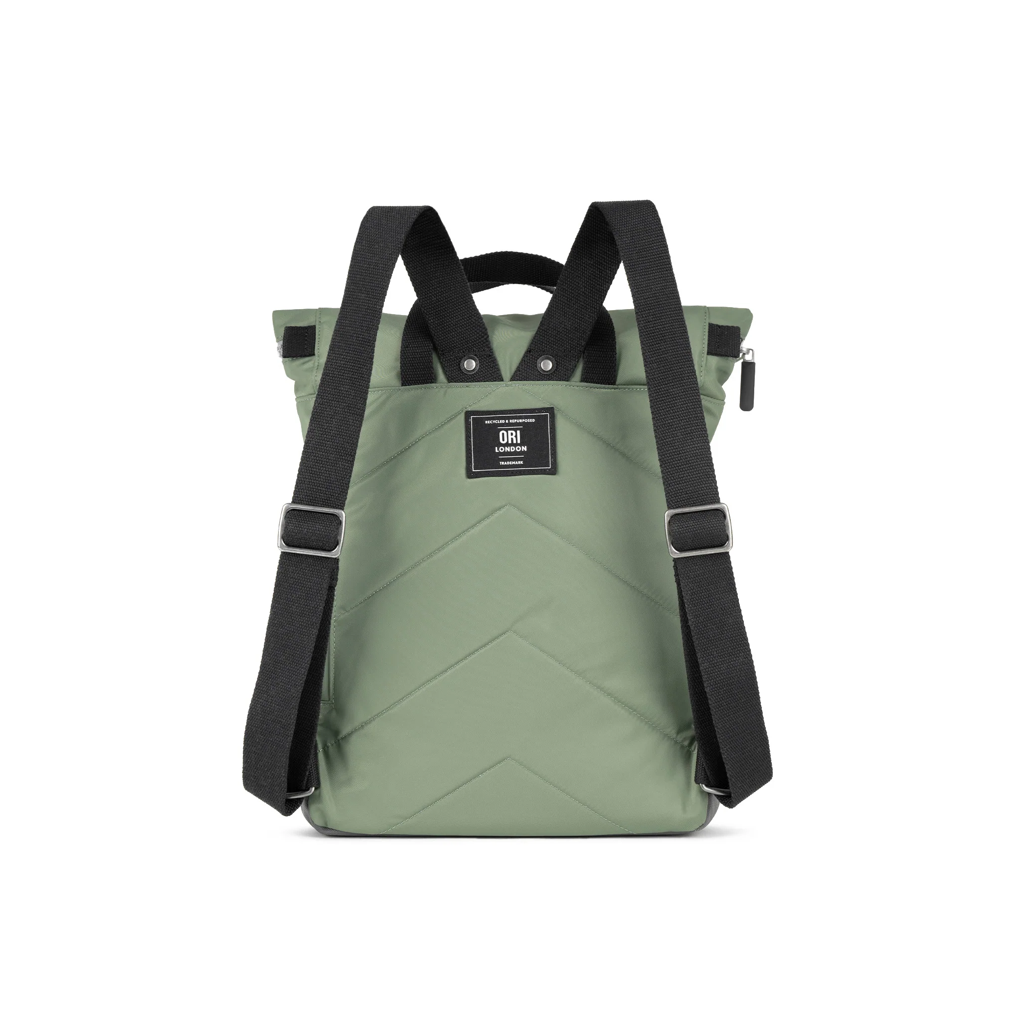 Black Label Canfield Roll Top Backpack in Granite - Image 3