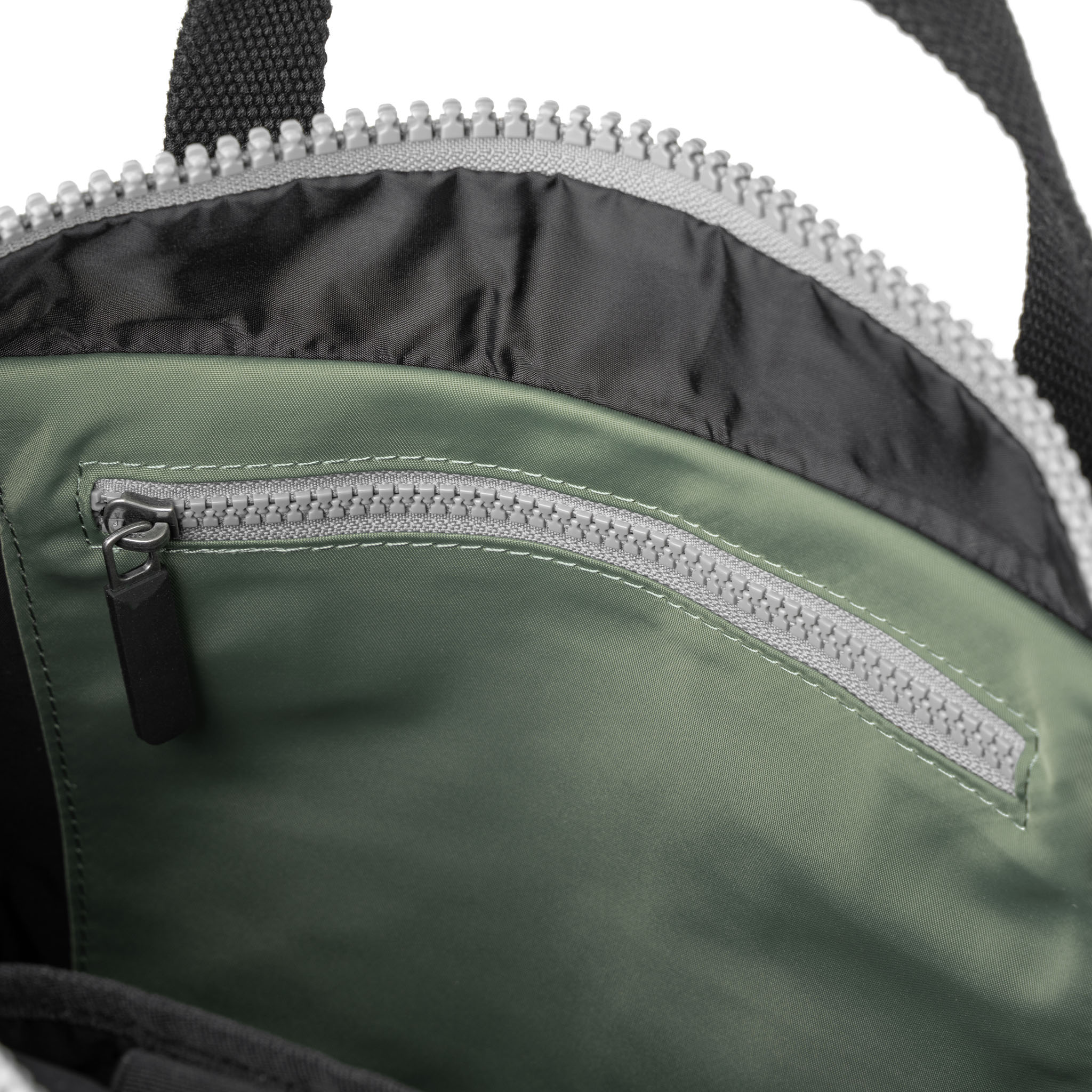 Black Label Canfield Roll Top Backpack in Granite - Image 7