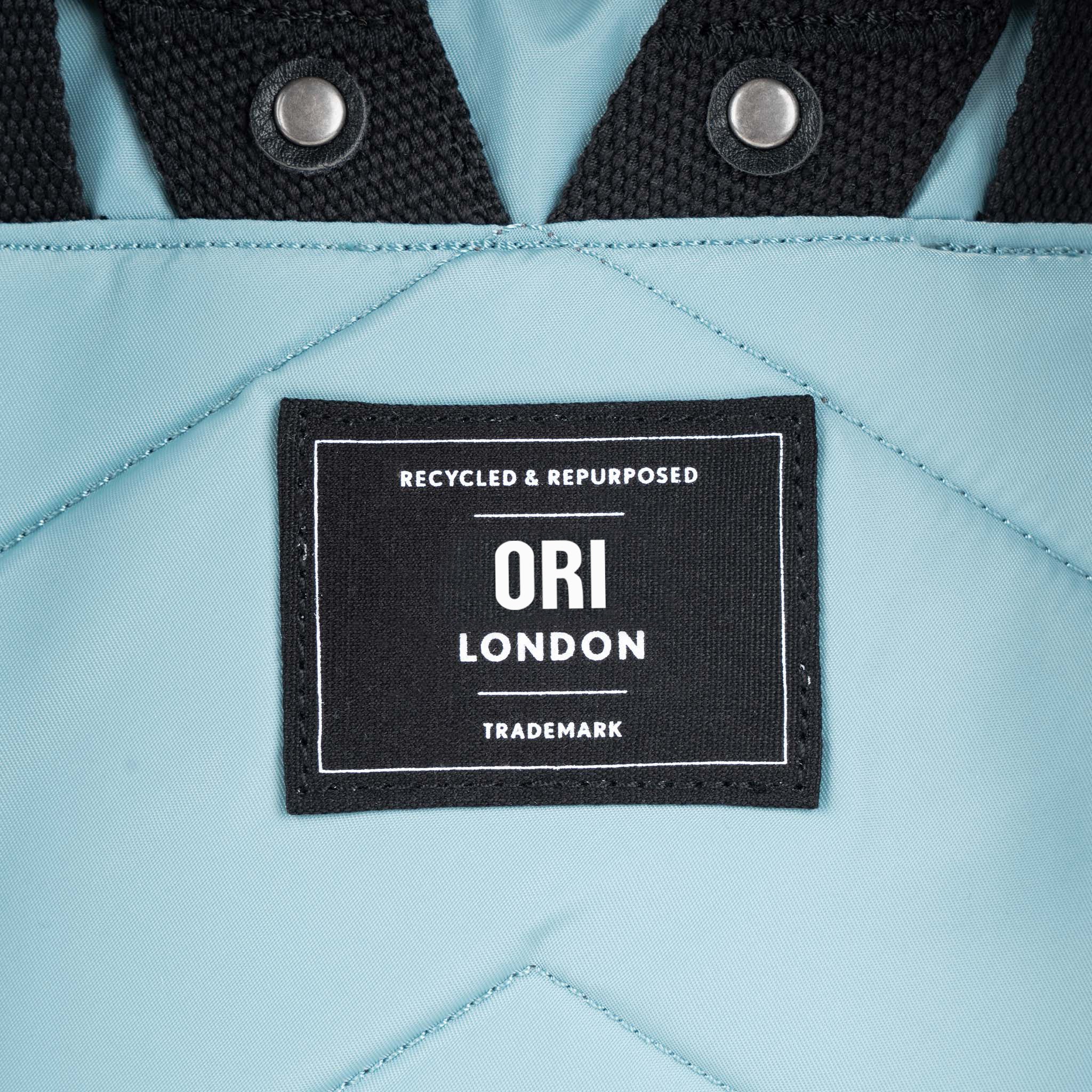 Black Label Canfield Roll Top Backpack in Spearmint - Image 5
