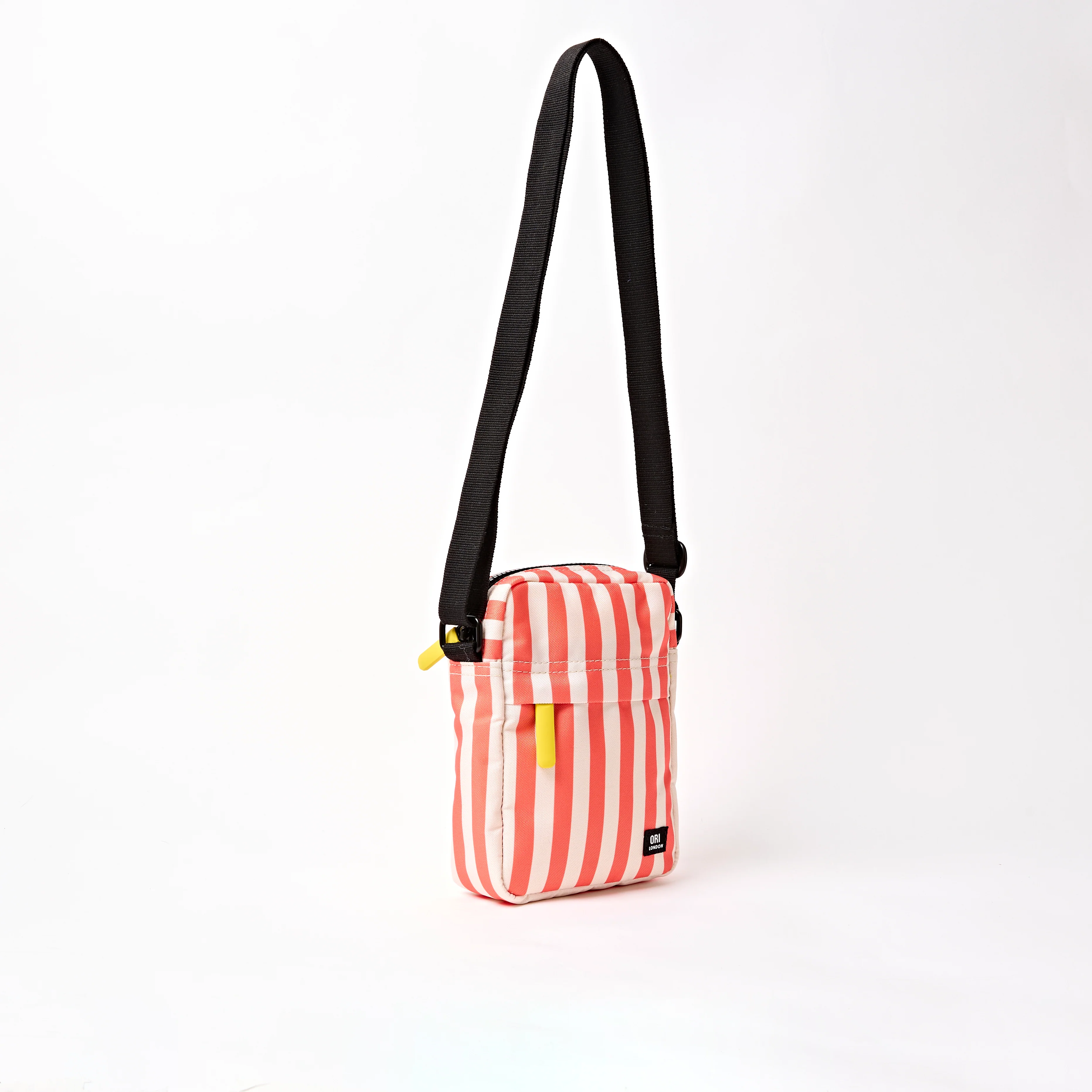 Bond Pocket Crossbody Bag in Coral Stripe - Image 3