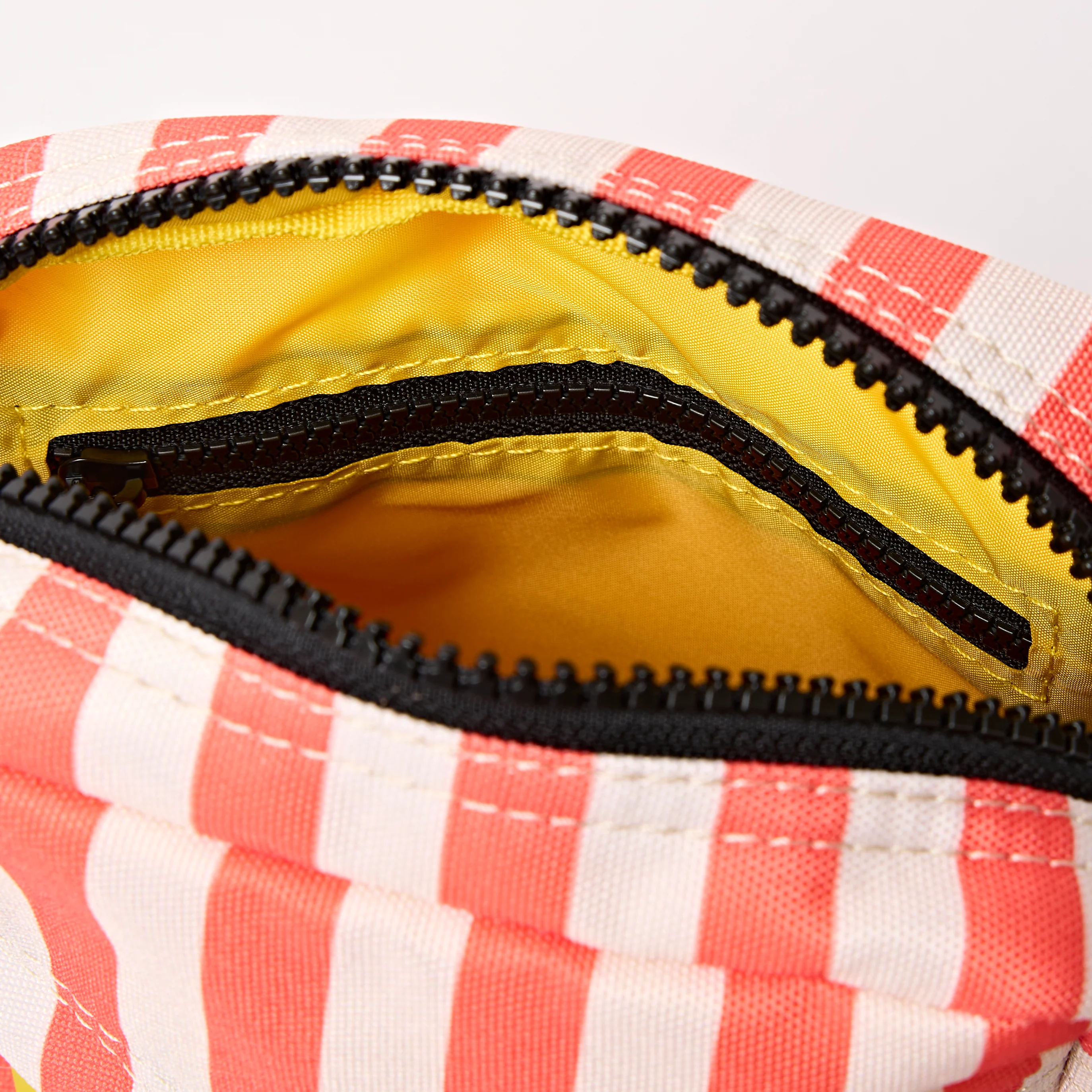 Bond Pocket Crossbody Bag in Coral Stripe - Image 4