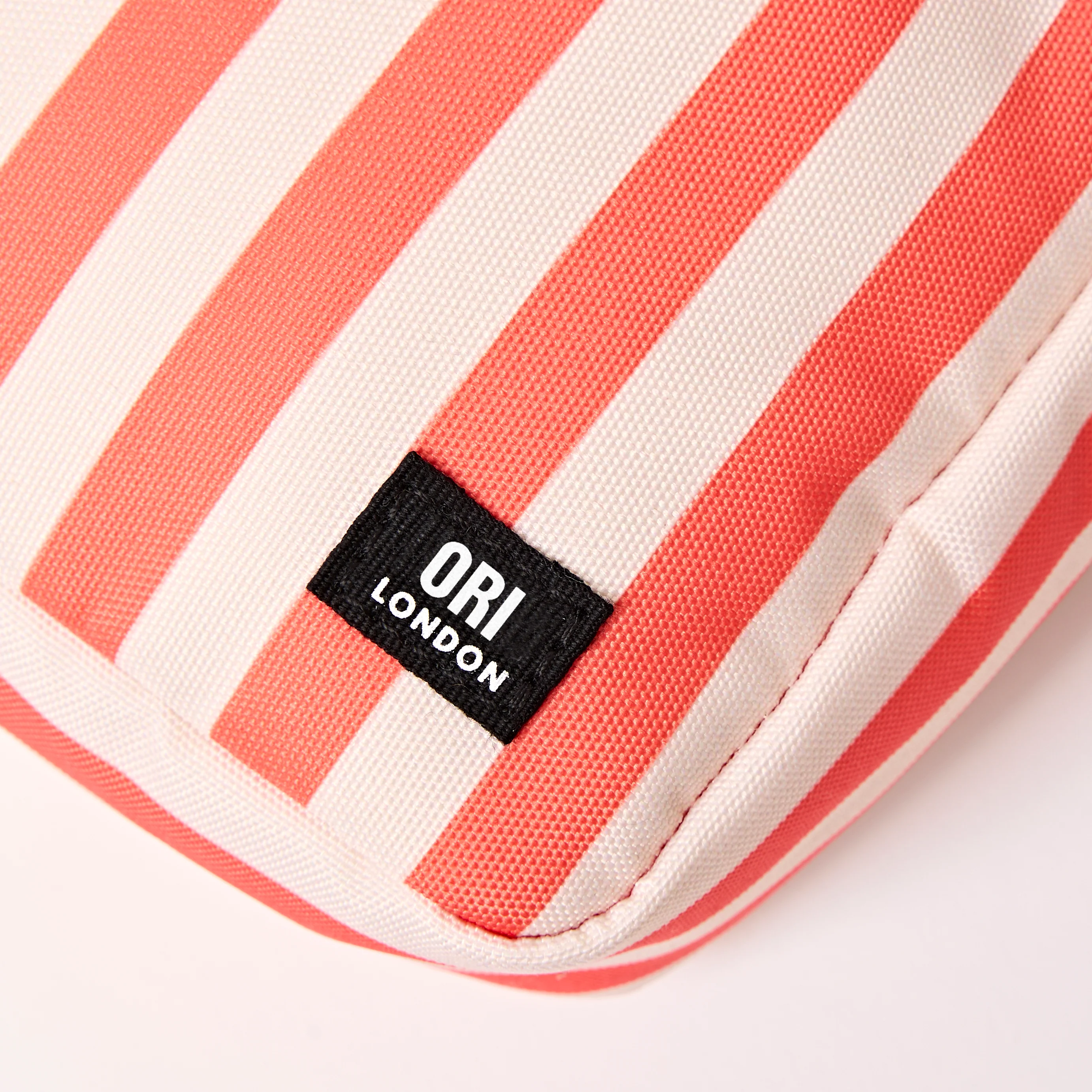 Bond Pocket Crossbody Bag in Coral Stripe - Image 8