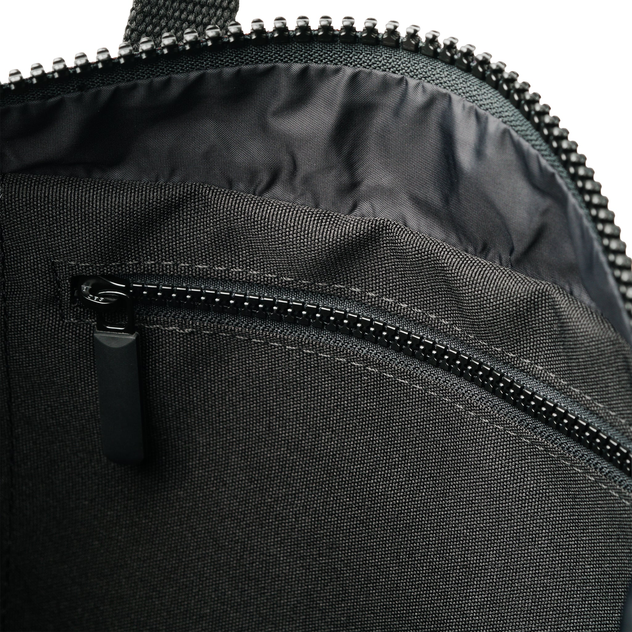 All Black Canfield Roll Top Backpack in Ash - Image 4