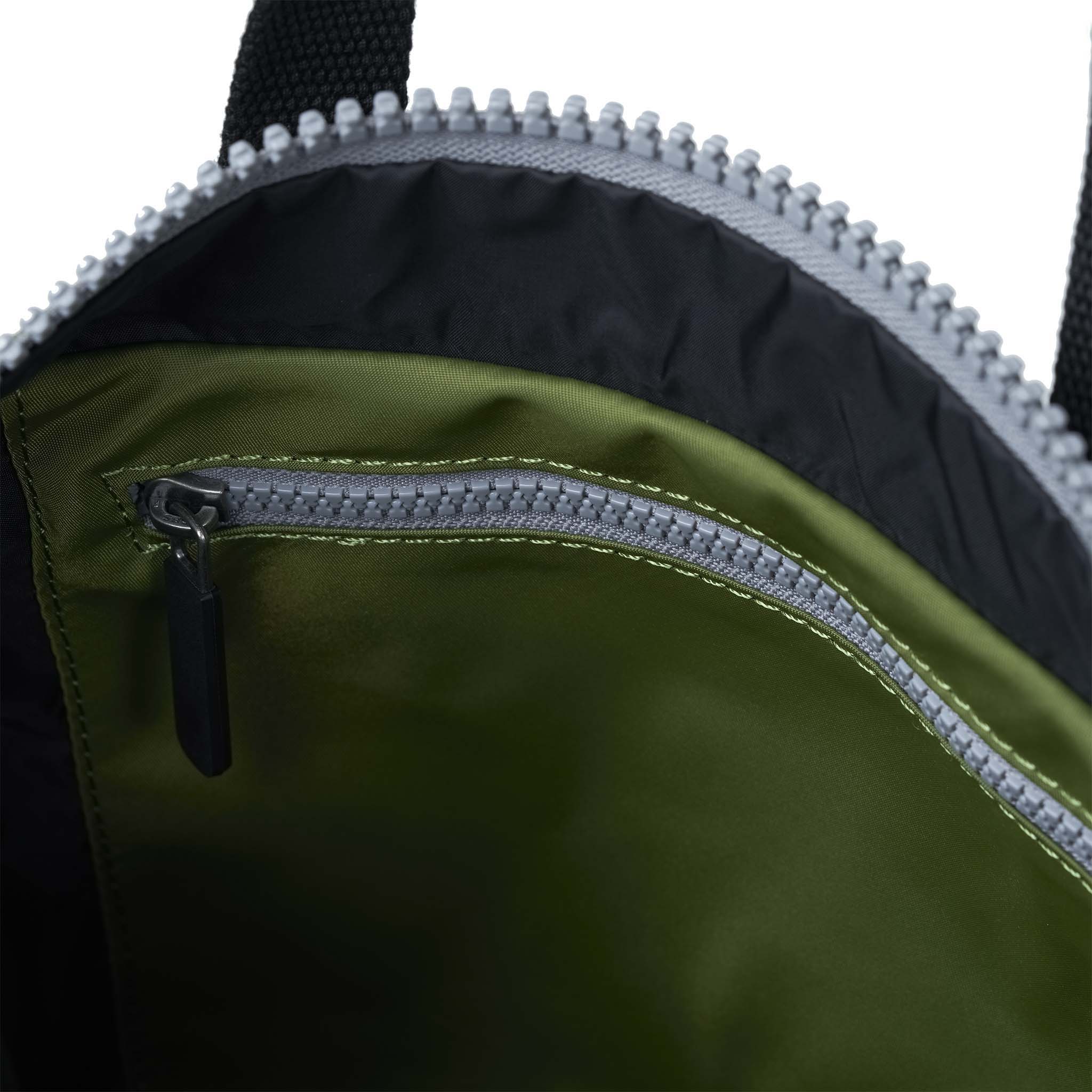 Black Label Canfield Roll Top Backpack in Avocado - Image 5