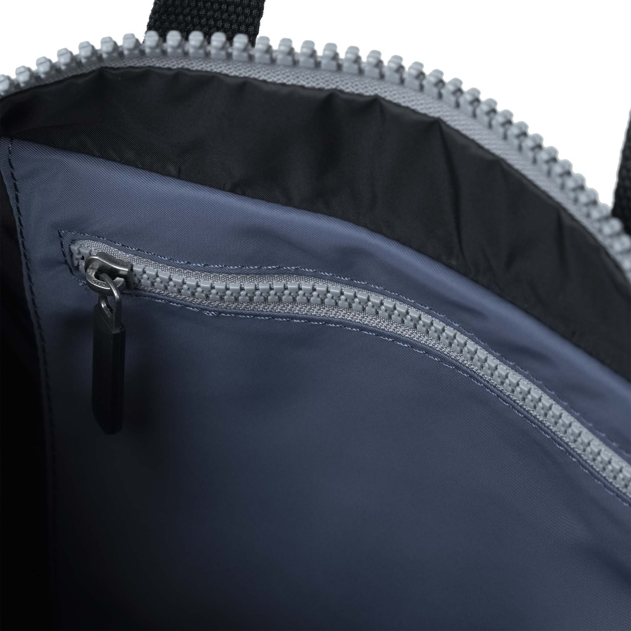 Black Label Canfield Roll Top Backpack in Burnt Blue - Image 4