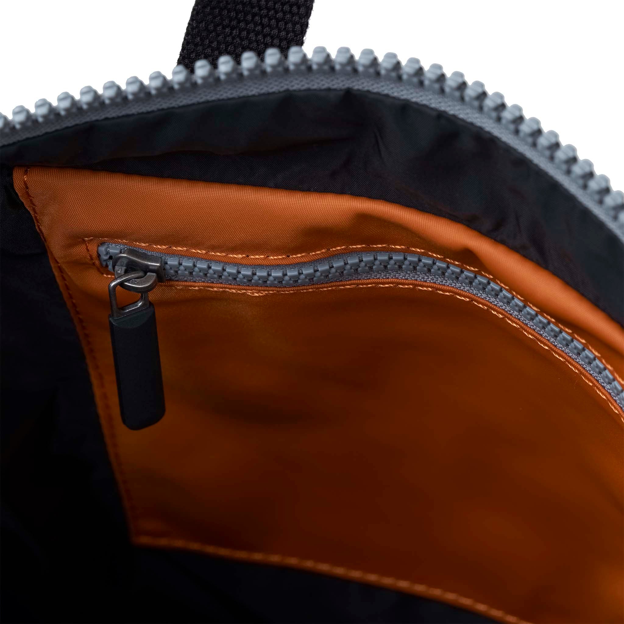 Black Label Canfield Roll Top Backpack in Burnt Orange - Image 5