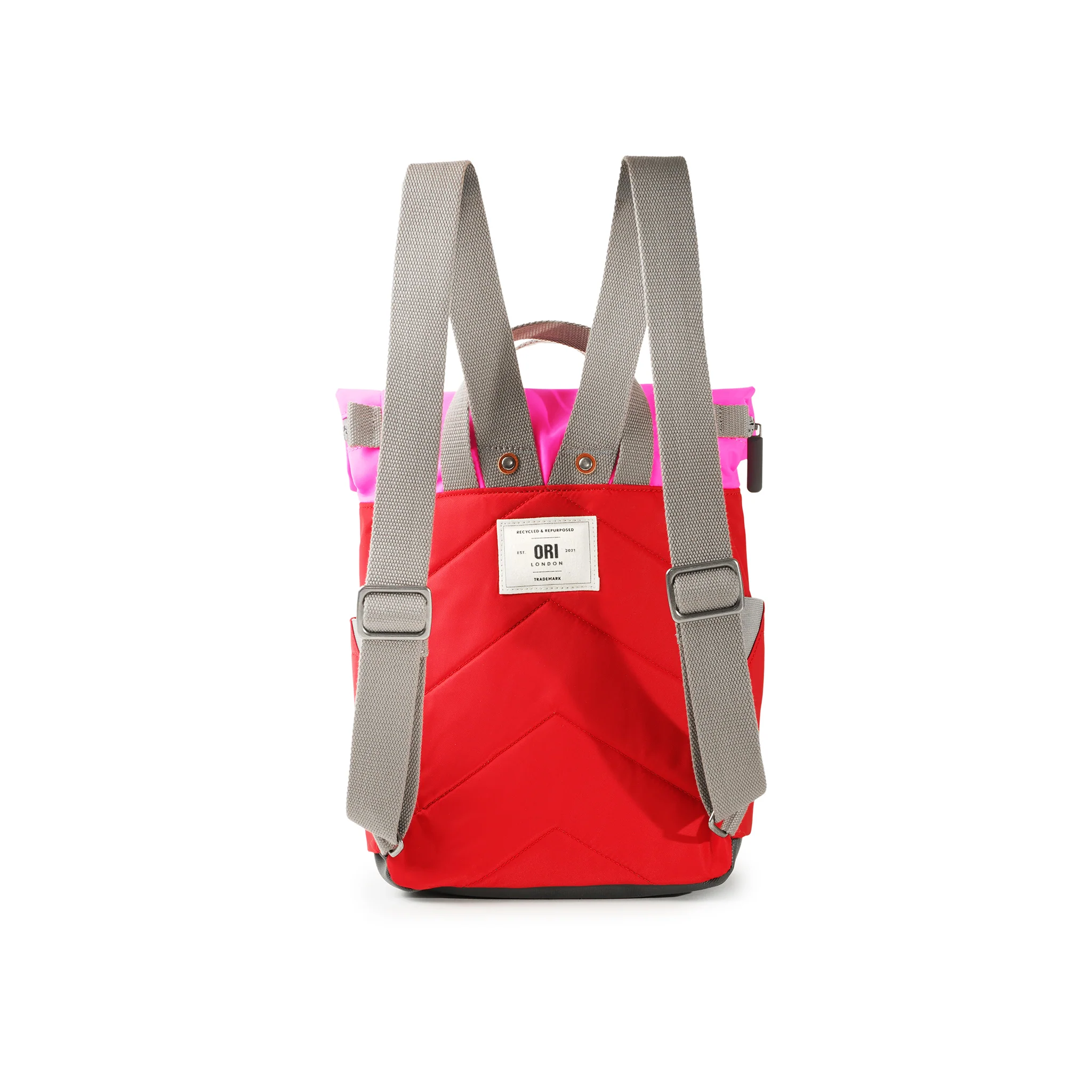 Creative Waste Canfield Backpack in Cranberry/Neon Pink - Image 10