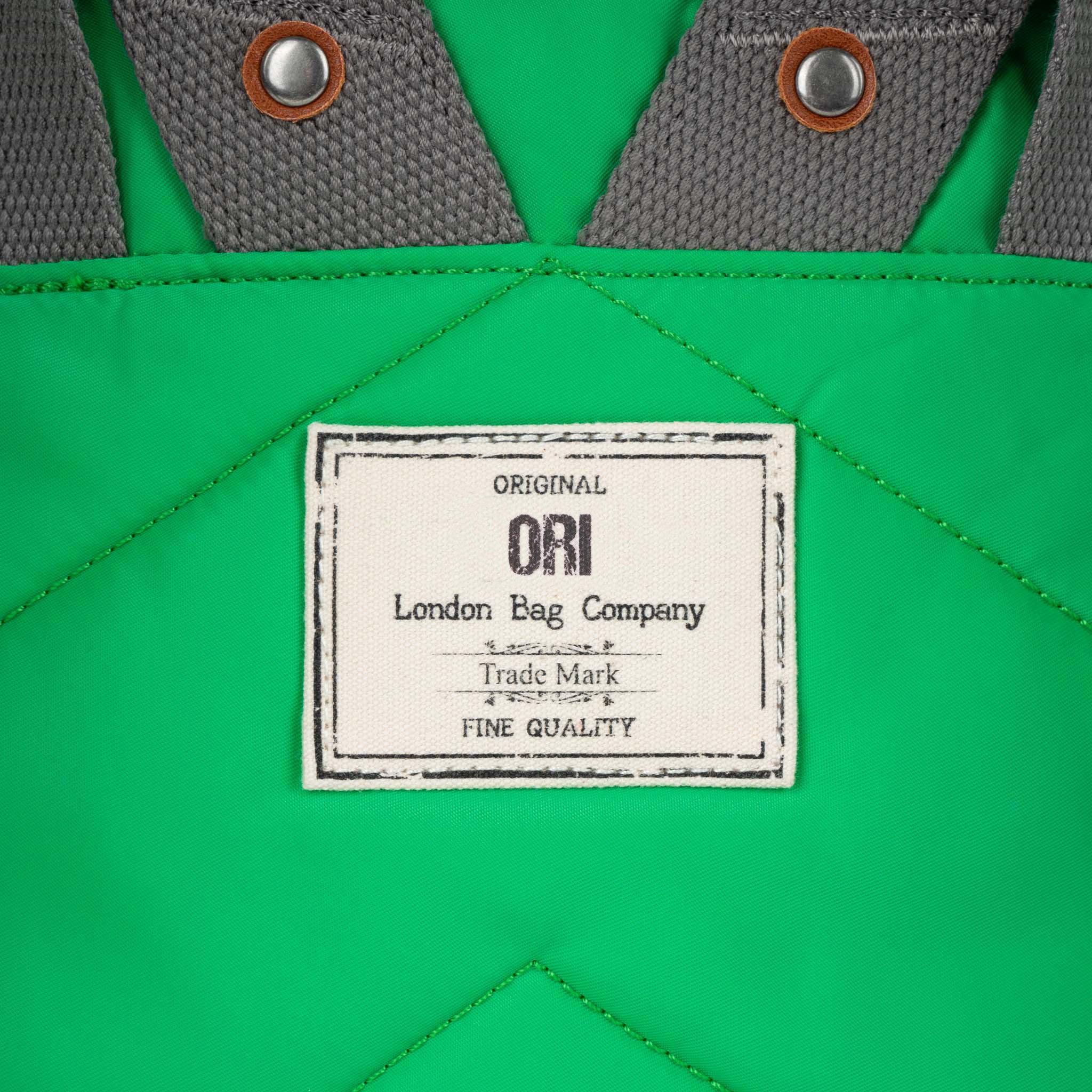 Canfield Roll Top Backpack in Green Apple - Image 4