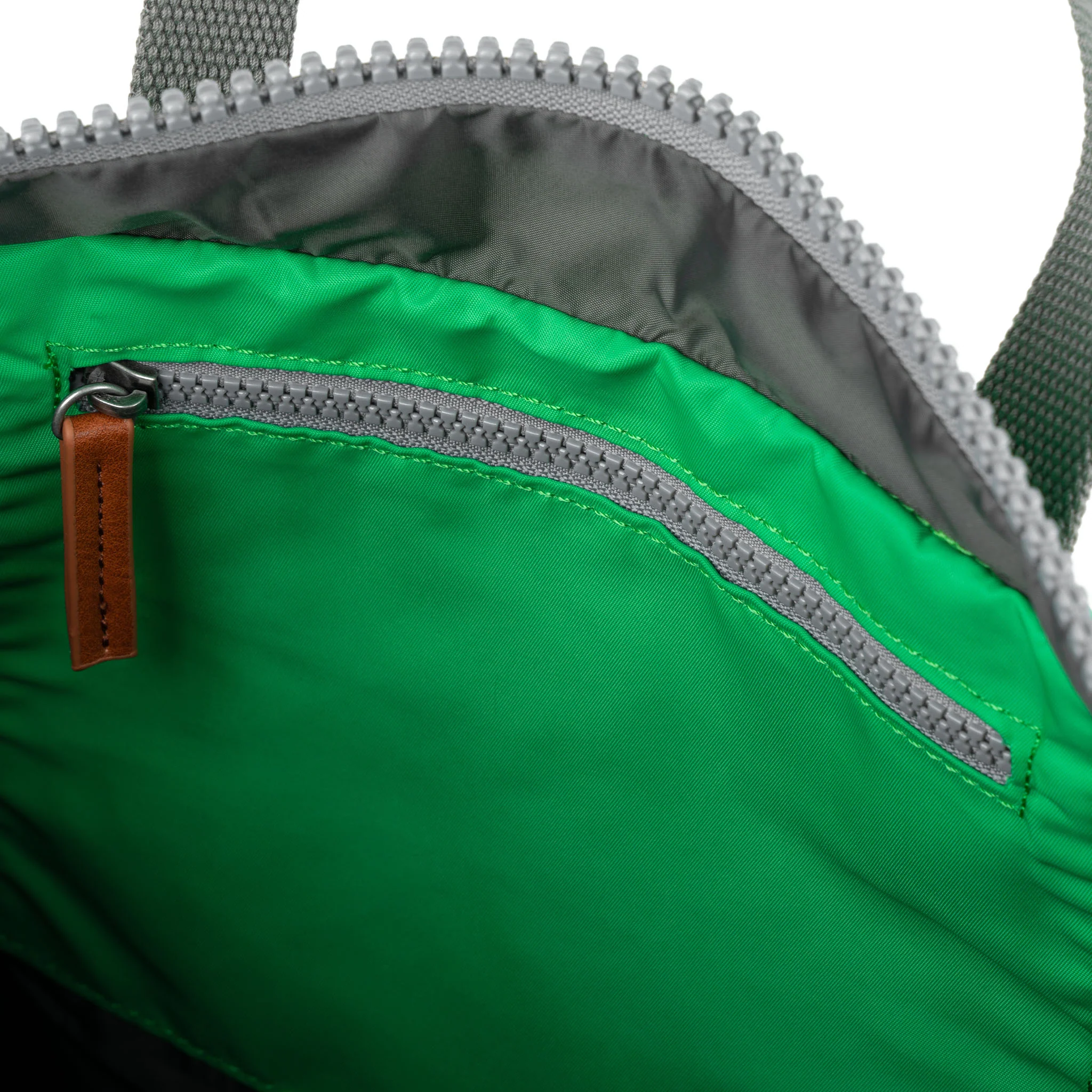 Canfield Roll Top Backpack in Green Apple - Image 6