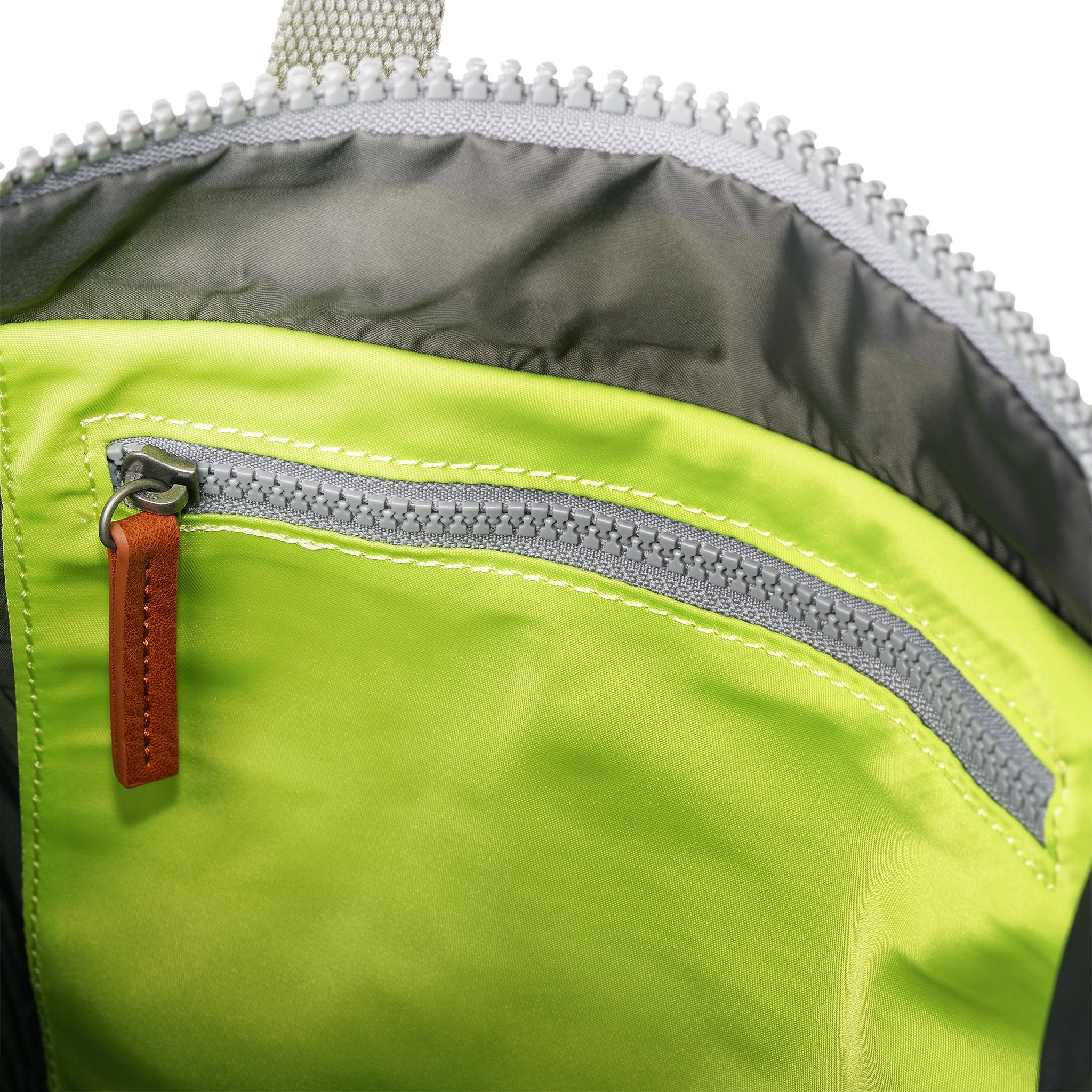 Canfield Roll Top Backpack in Lime - Image 4