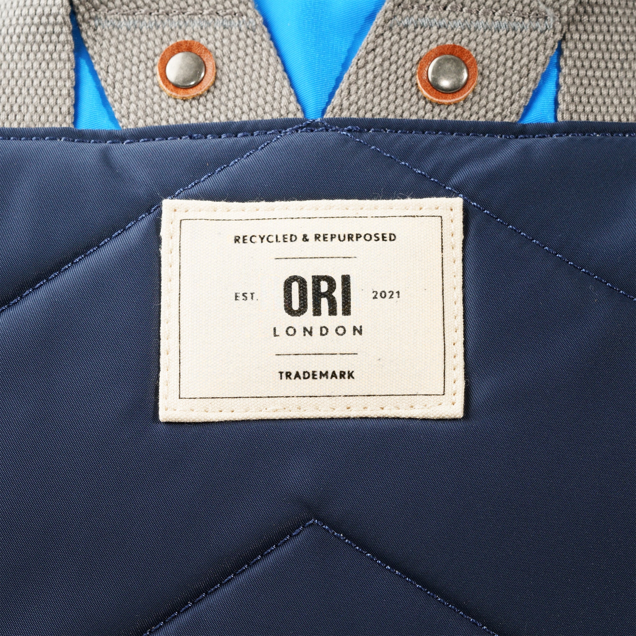 Creative Waste Canfield Backpack in Midnight/Blue Neon - Image 4