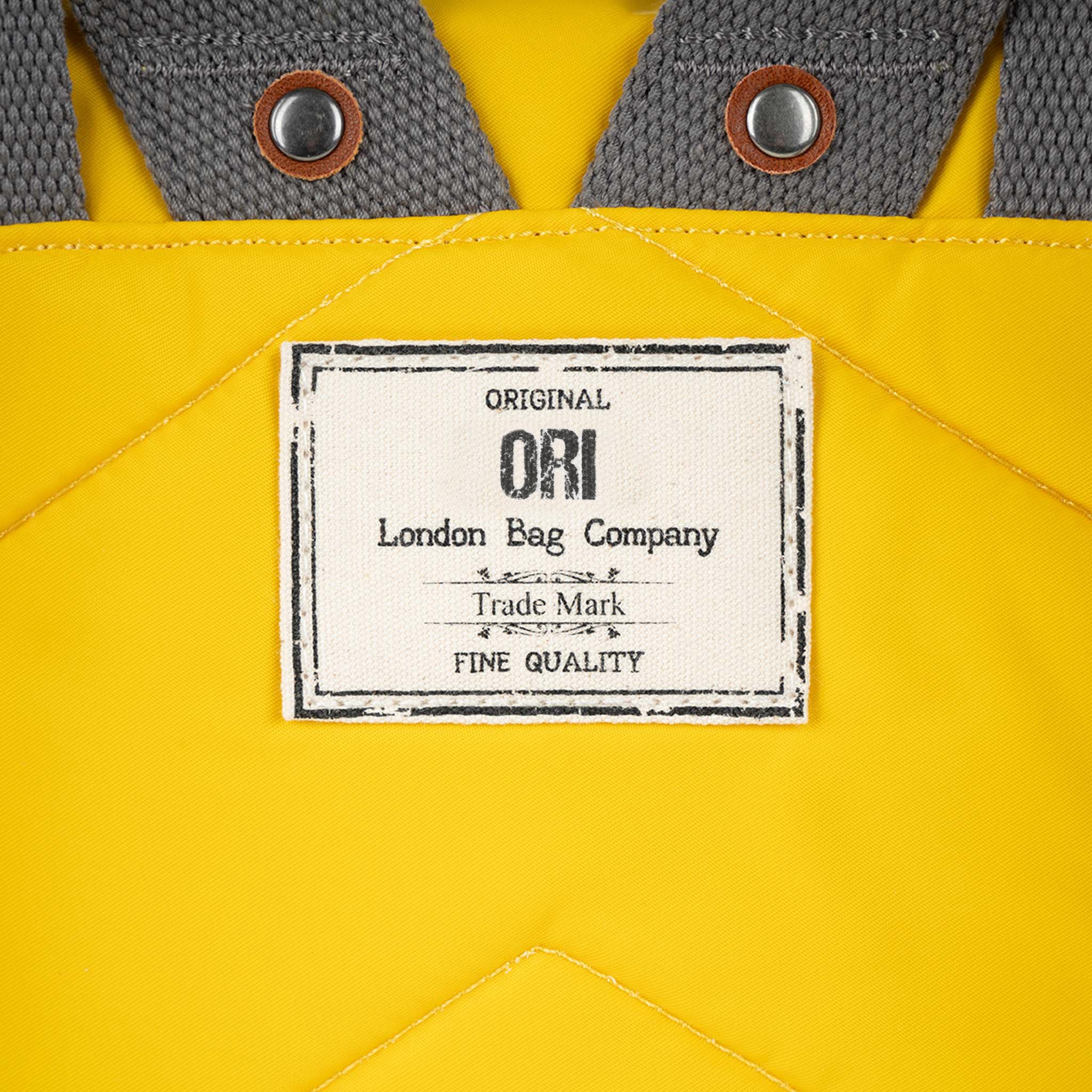 Canfield Roll Top Backpack in Mustard - Image 4