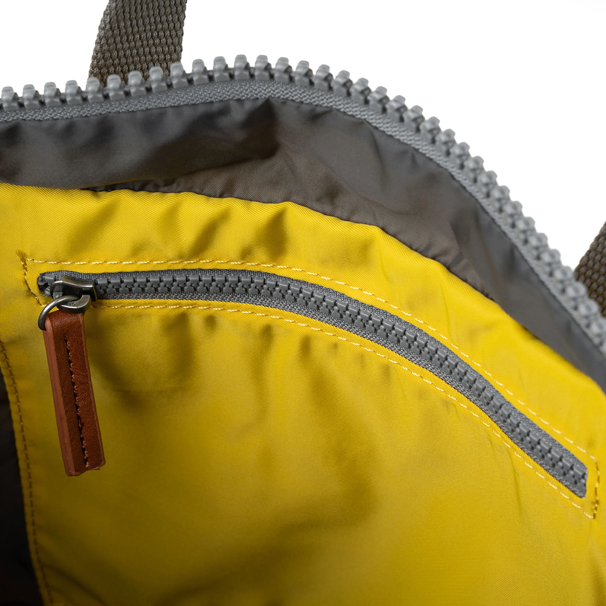 Canfield Roll Top Backpack in Mustard - Image 7