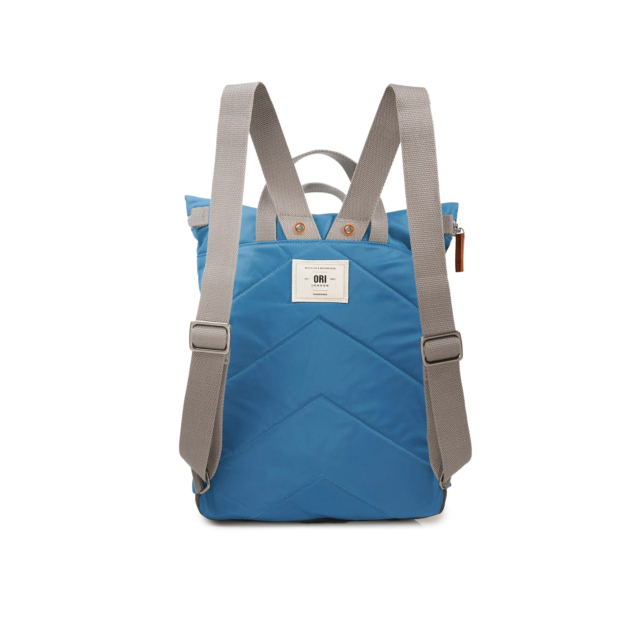 Canfield Roll Top Backpack in Seaport - Image 3