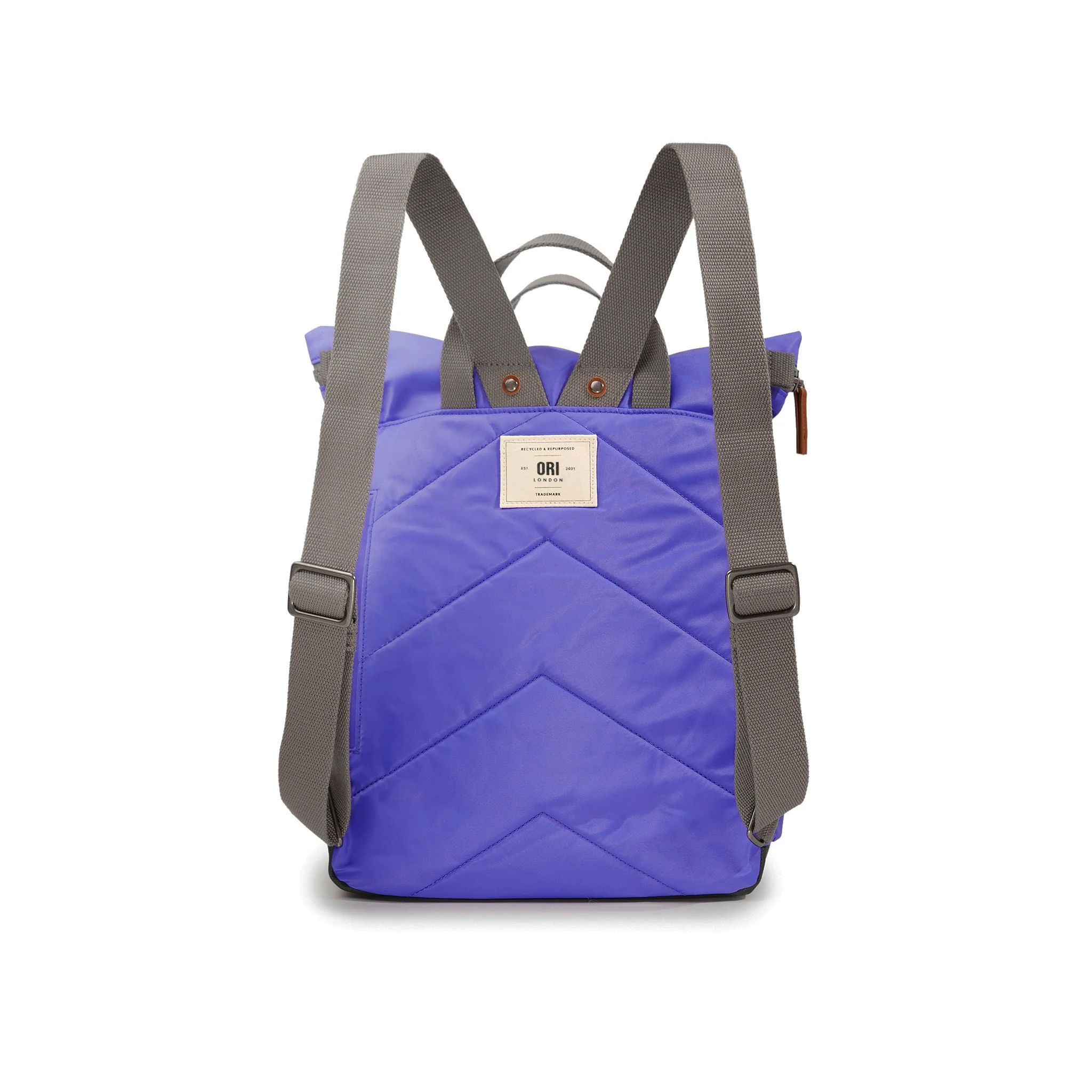 Canfield Roll Top Backpack in Simple Purple - Image 3