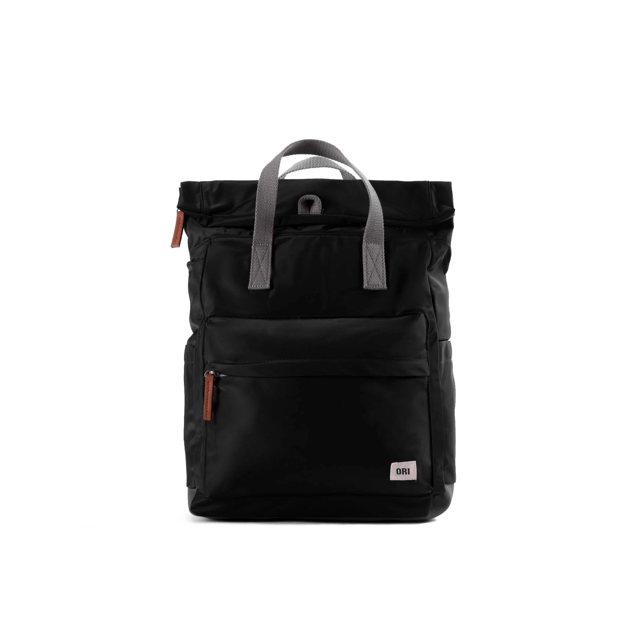 Canfield Roll Top Backpack in Black