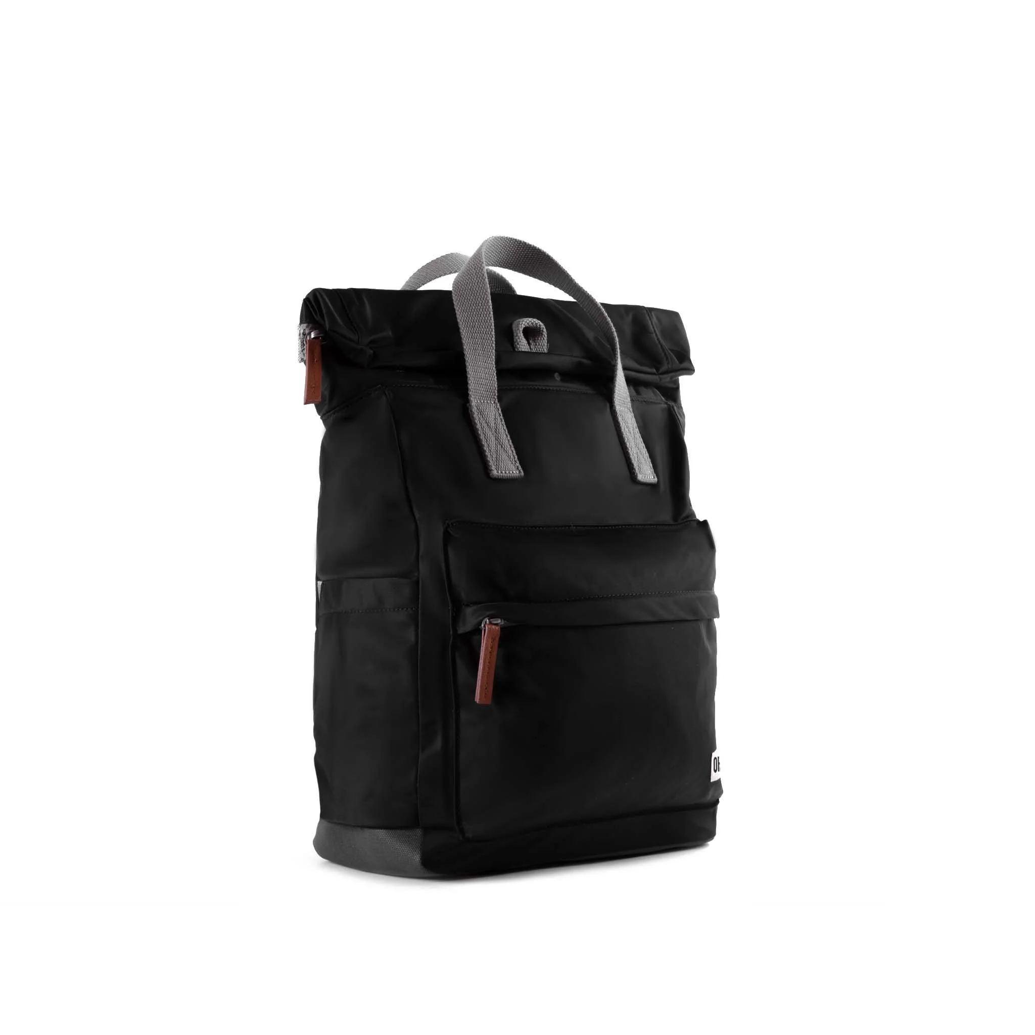Canfield Roll Top Backpack in Black - Image 2