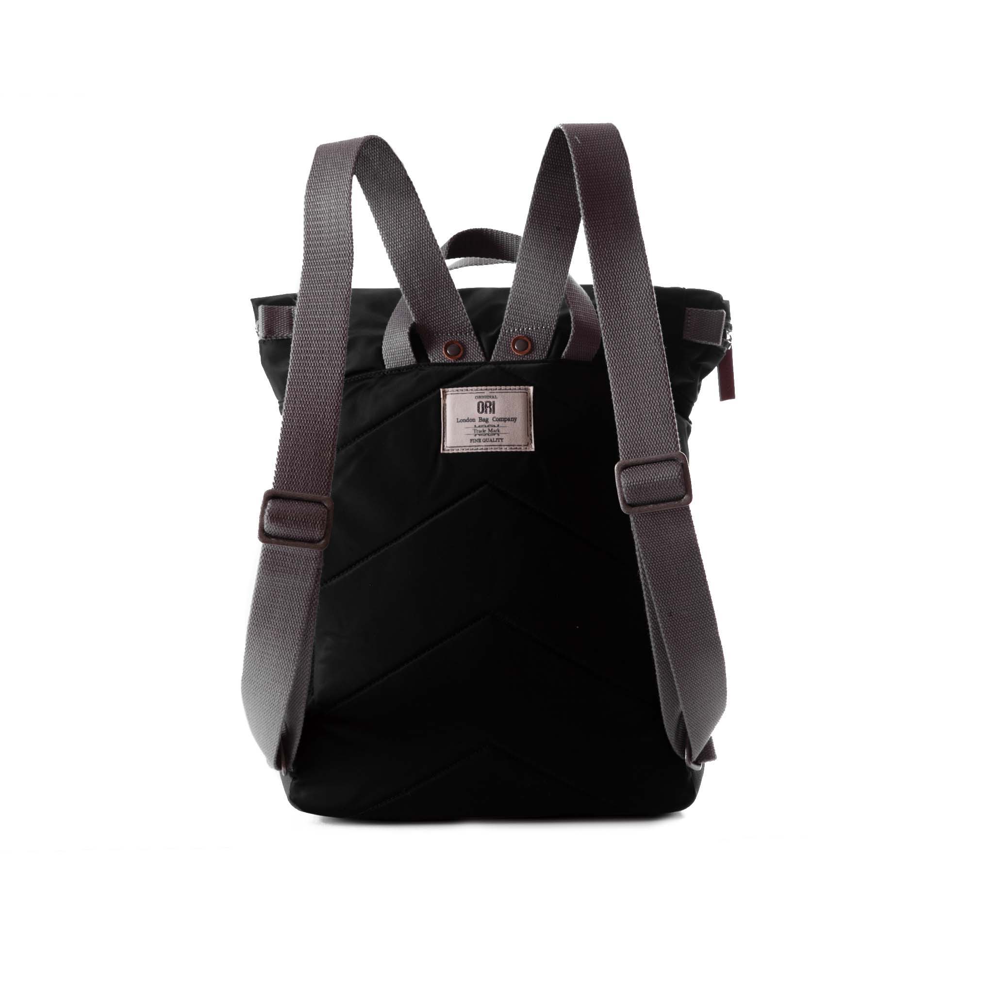 Canfield Roll Top Backpack in Black - Image 3