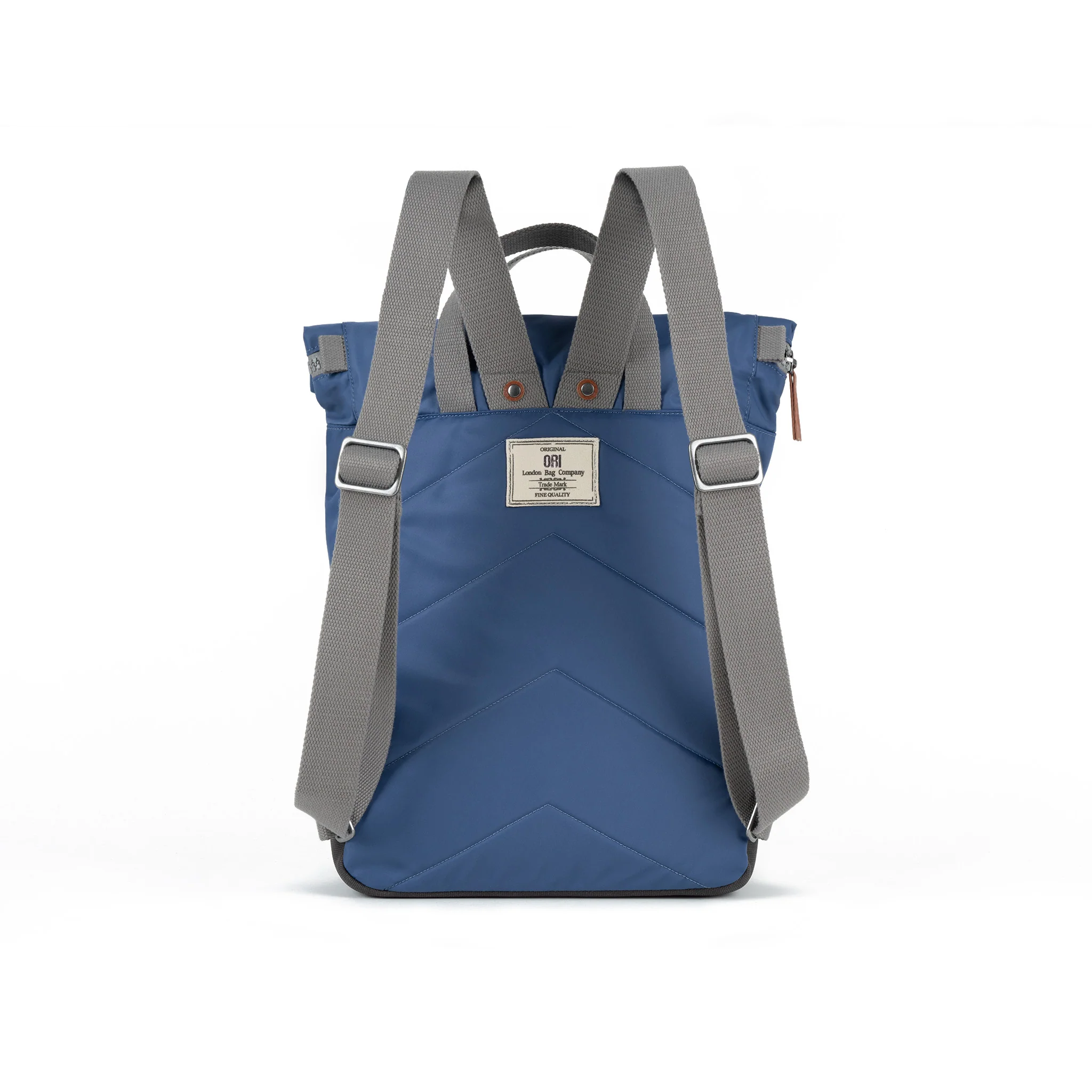 Canfield Roll Top Backpack in Burnt Blue - Image 3