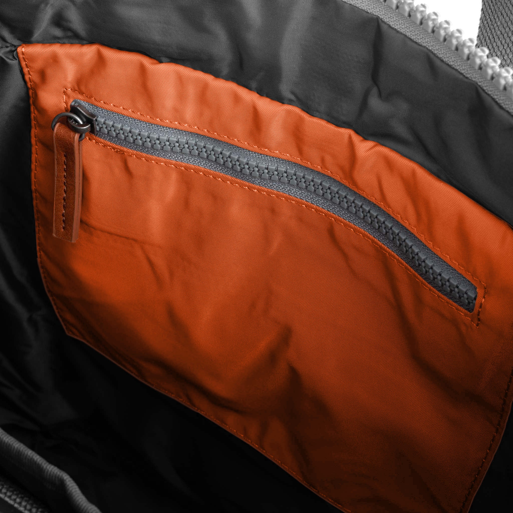 Canfield Roll Top Backpack in Burnt Orange - Image 4