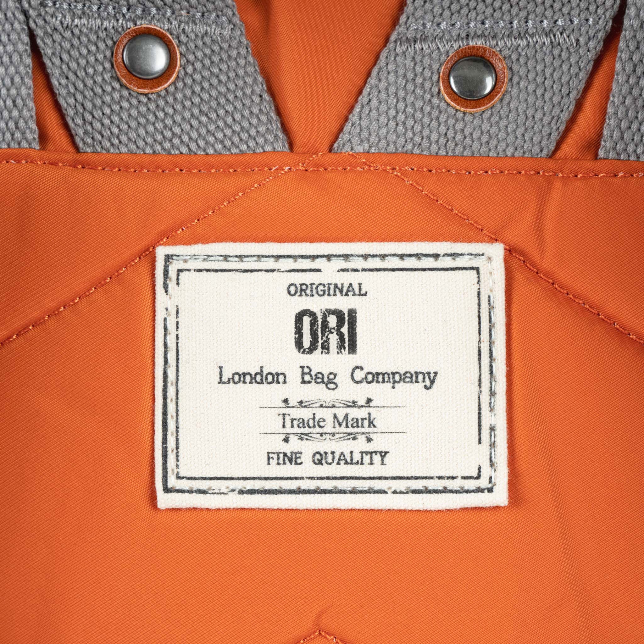 Canfield Roll Top Backpack in Burnt Orange - Image 5