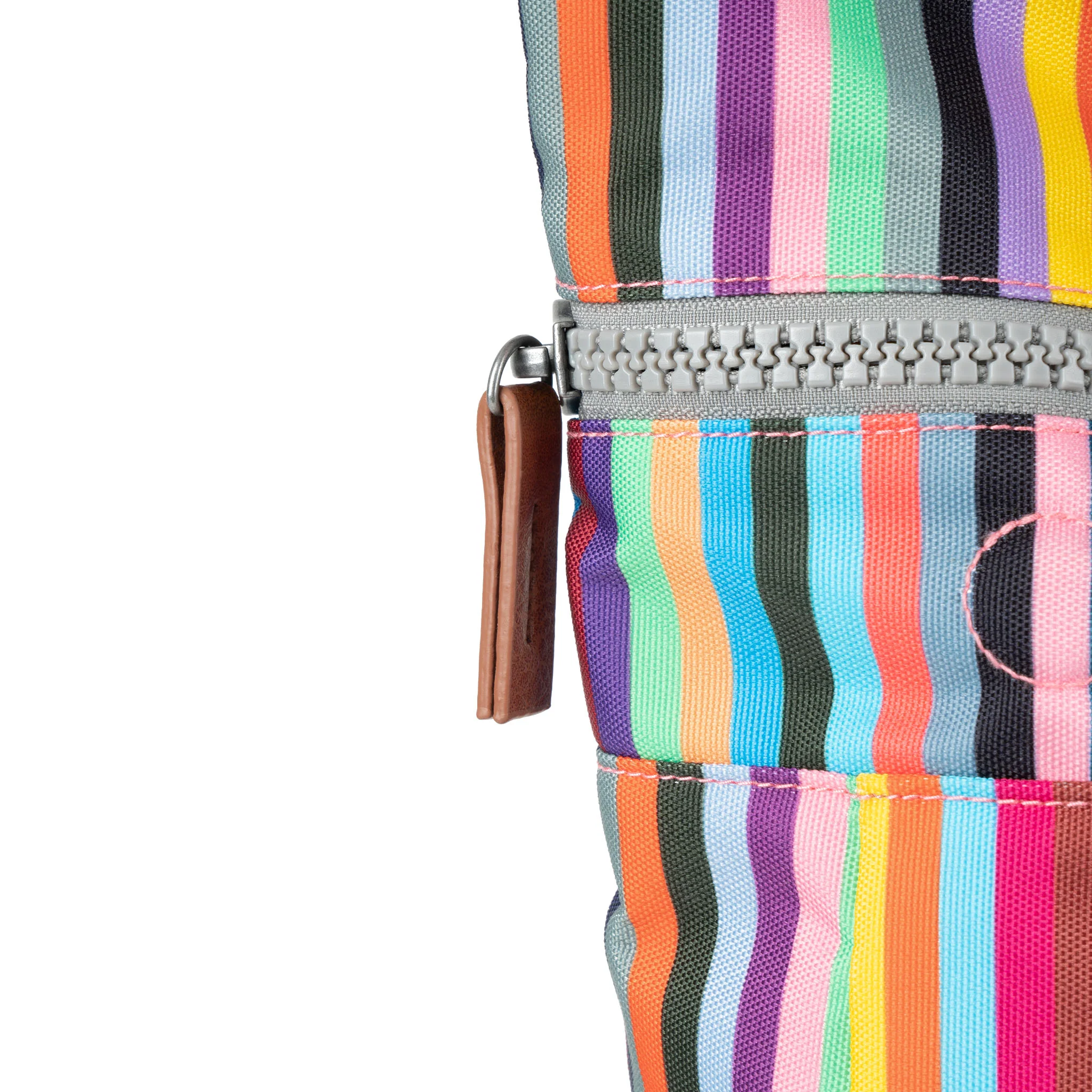 Canfield Roll Top Backpack in Multi Stripe - Image 7