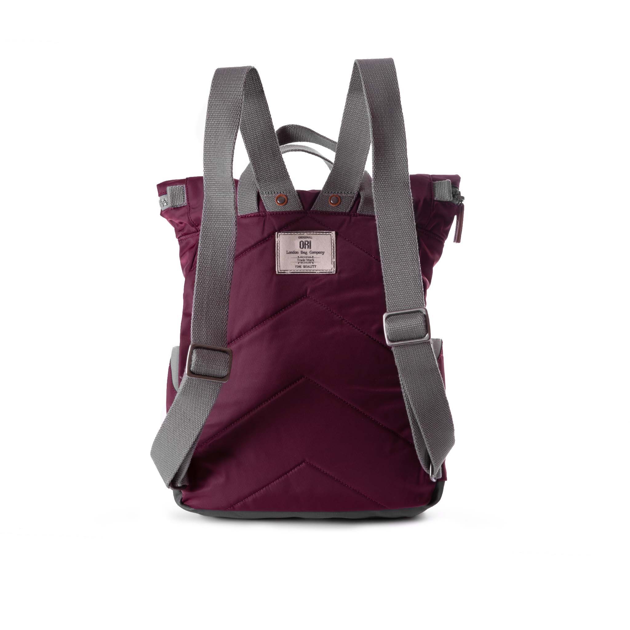 Canfield Roll Top Backpack in Plum - Image 3