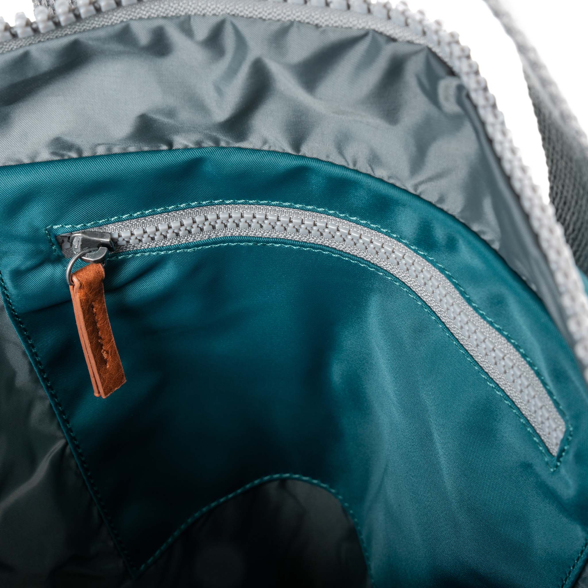 Canfield Roll Top Backpack in Teal - Image 4