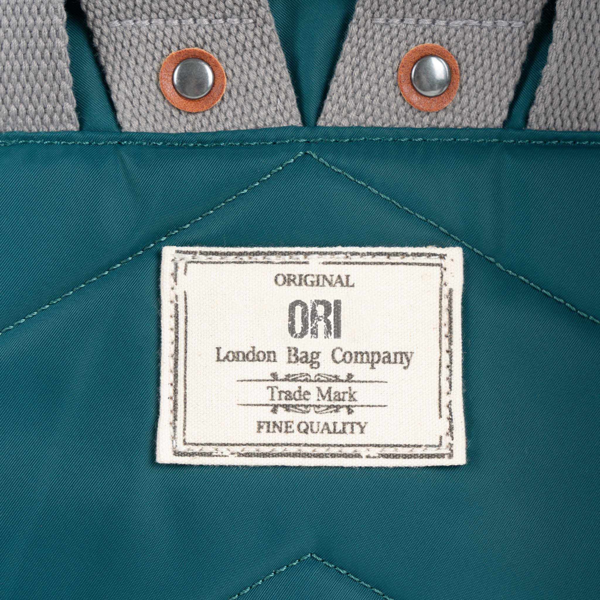 Canfield Roll Top Backpack in Teal - Image 5