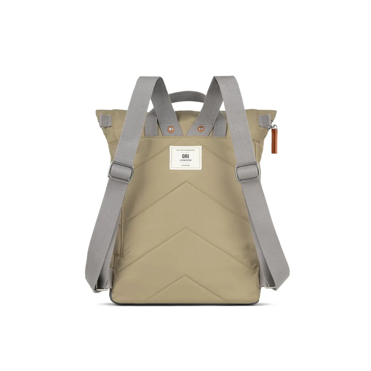 Canfield Roll Top Backpack in Taupe - Image 3