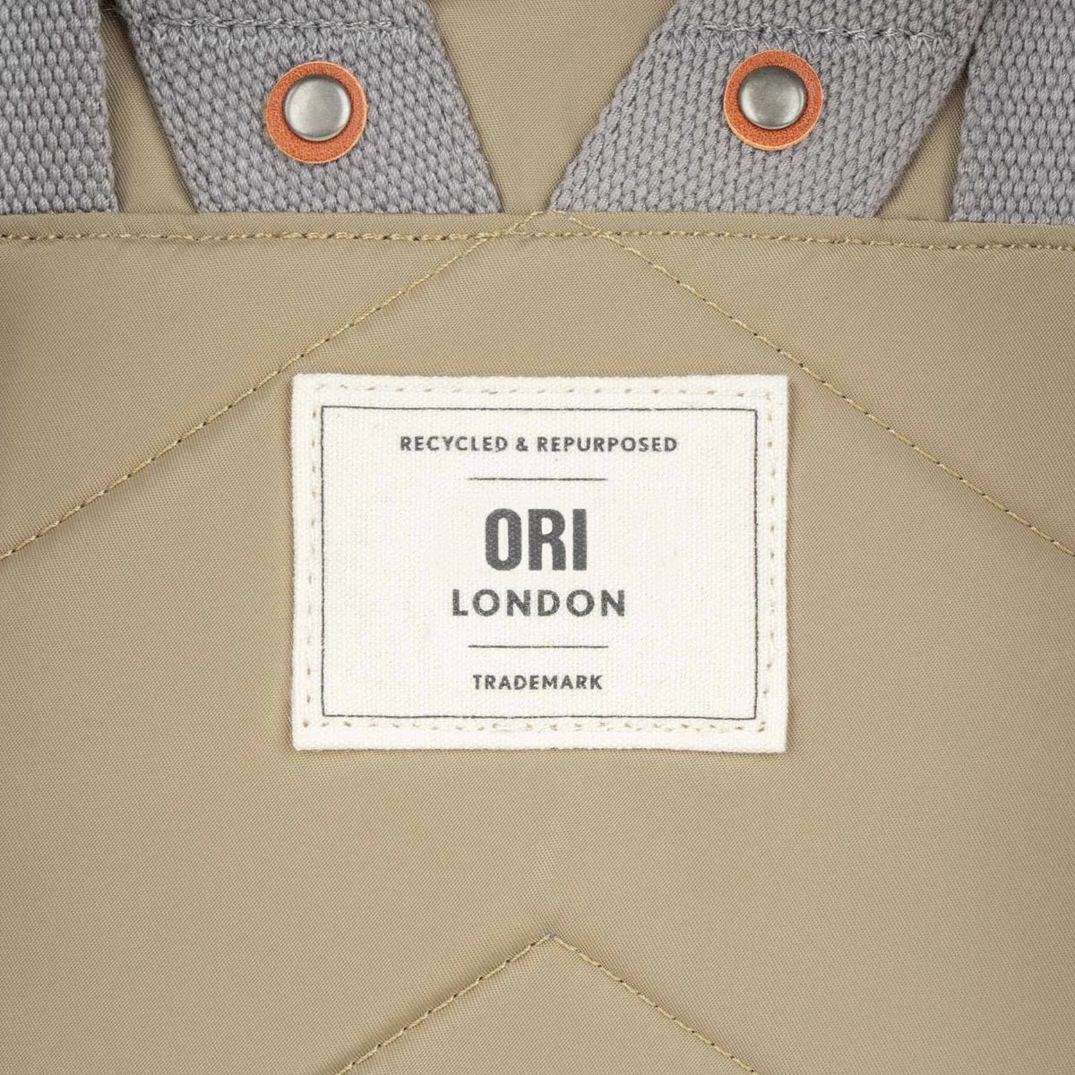 Canfield Roll Top Backpack in Taupe - Image 7