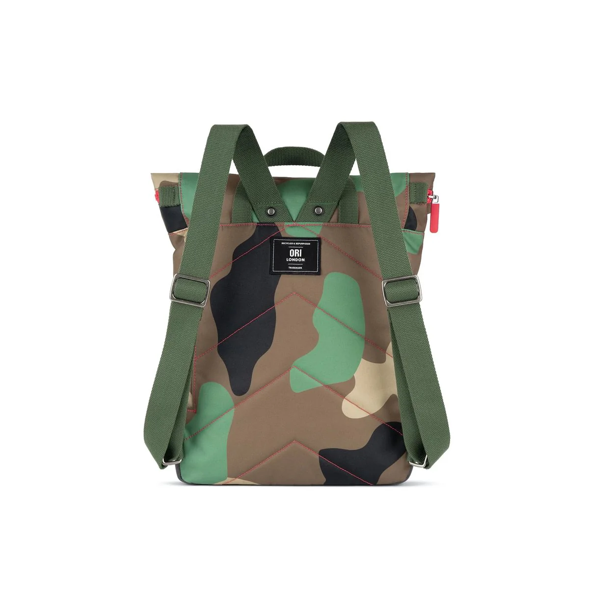 Canfield Roll Top Backpack in Vintage Camo - Image 3
