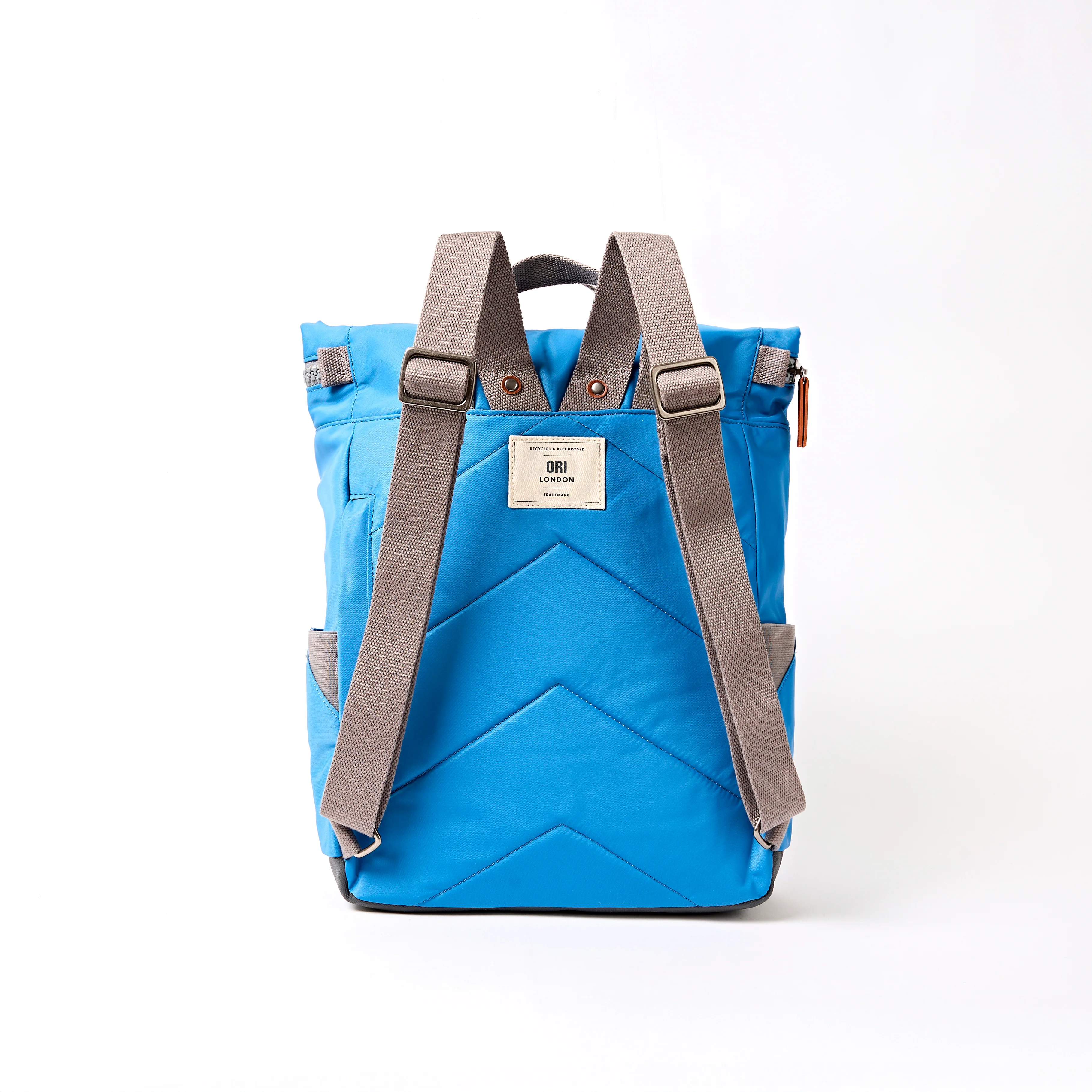 Canfield Roll Top Backpack in Malibu Blue - Image 3