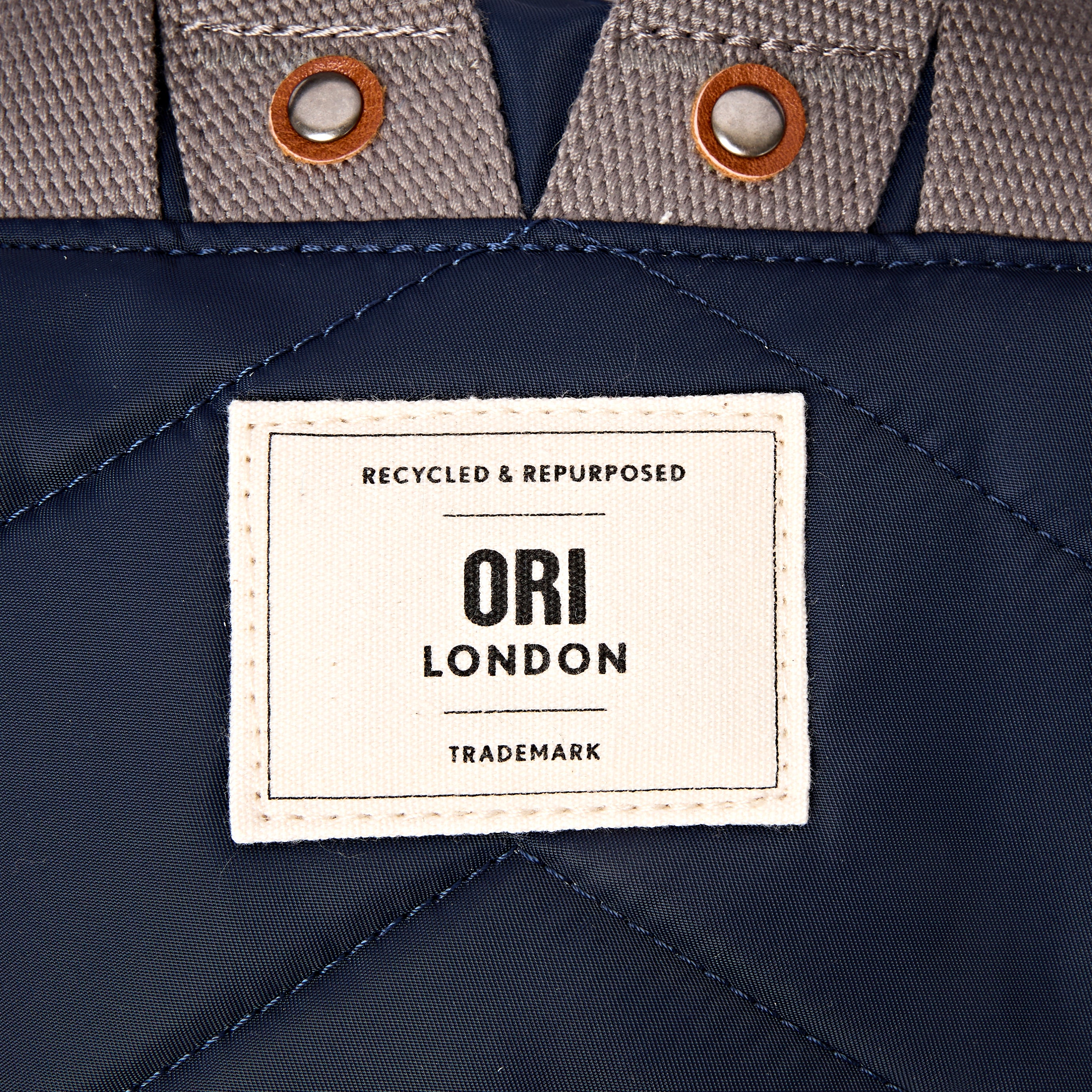 Canfield Roll Top Backpack in Midnight Stripe - Image 7