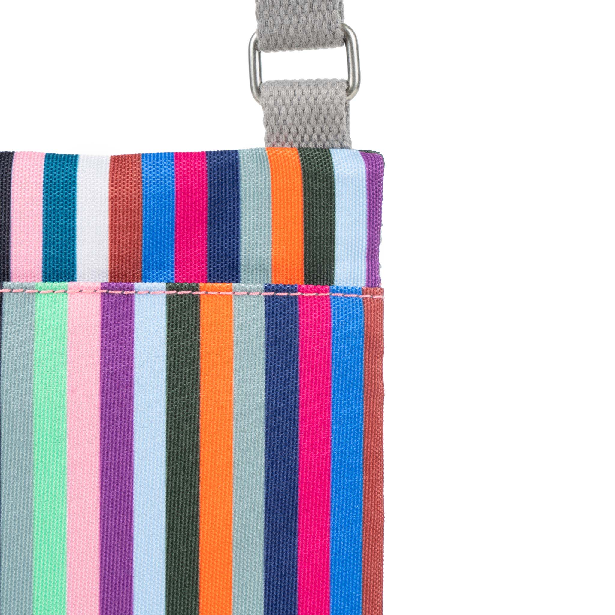 Chelsea Pocket Sling Bag in Multi Stripe - Image 4