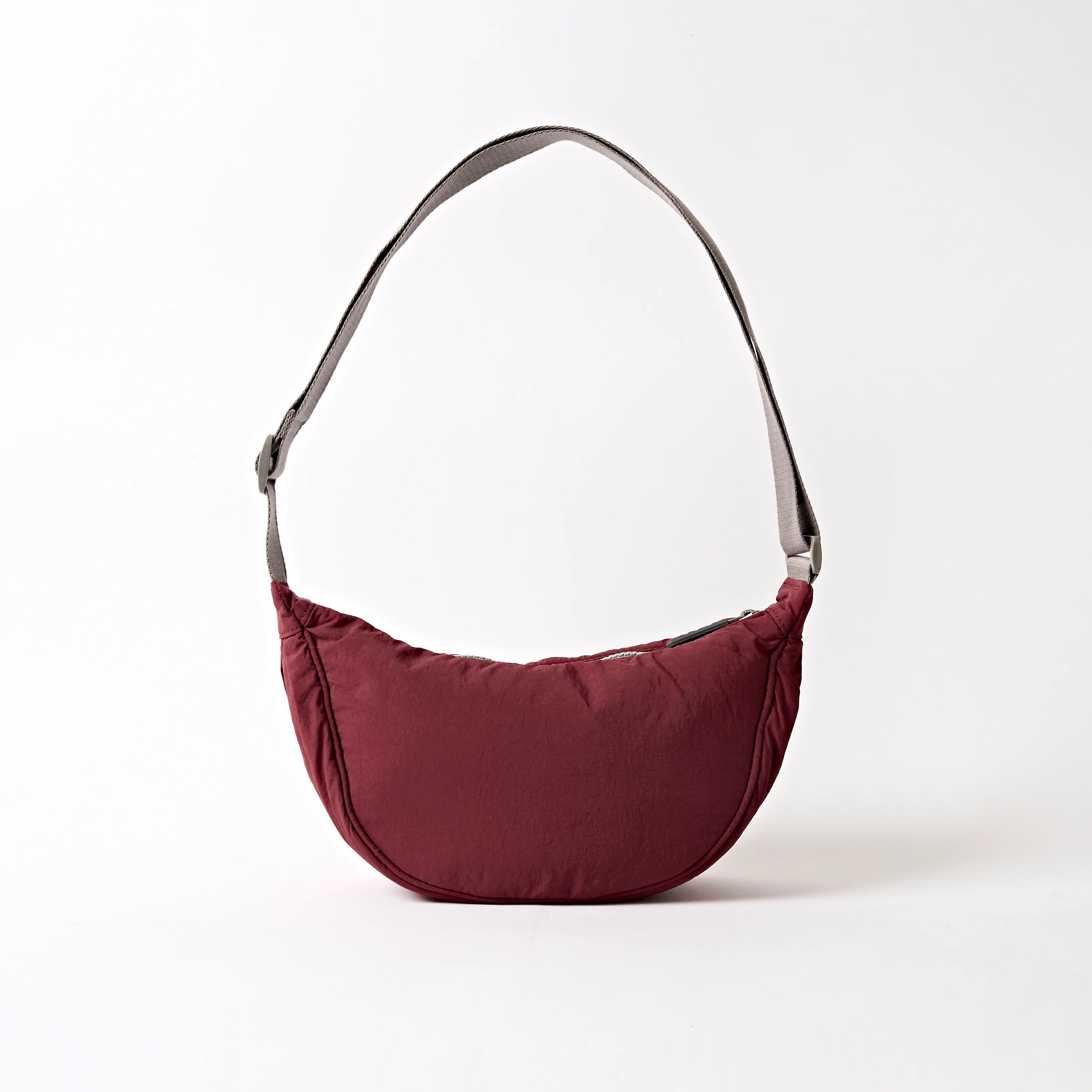 Farringdon Half Moon Bag in Bordeaux - Image 3