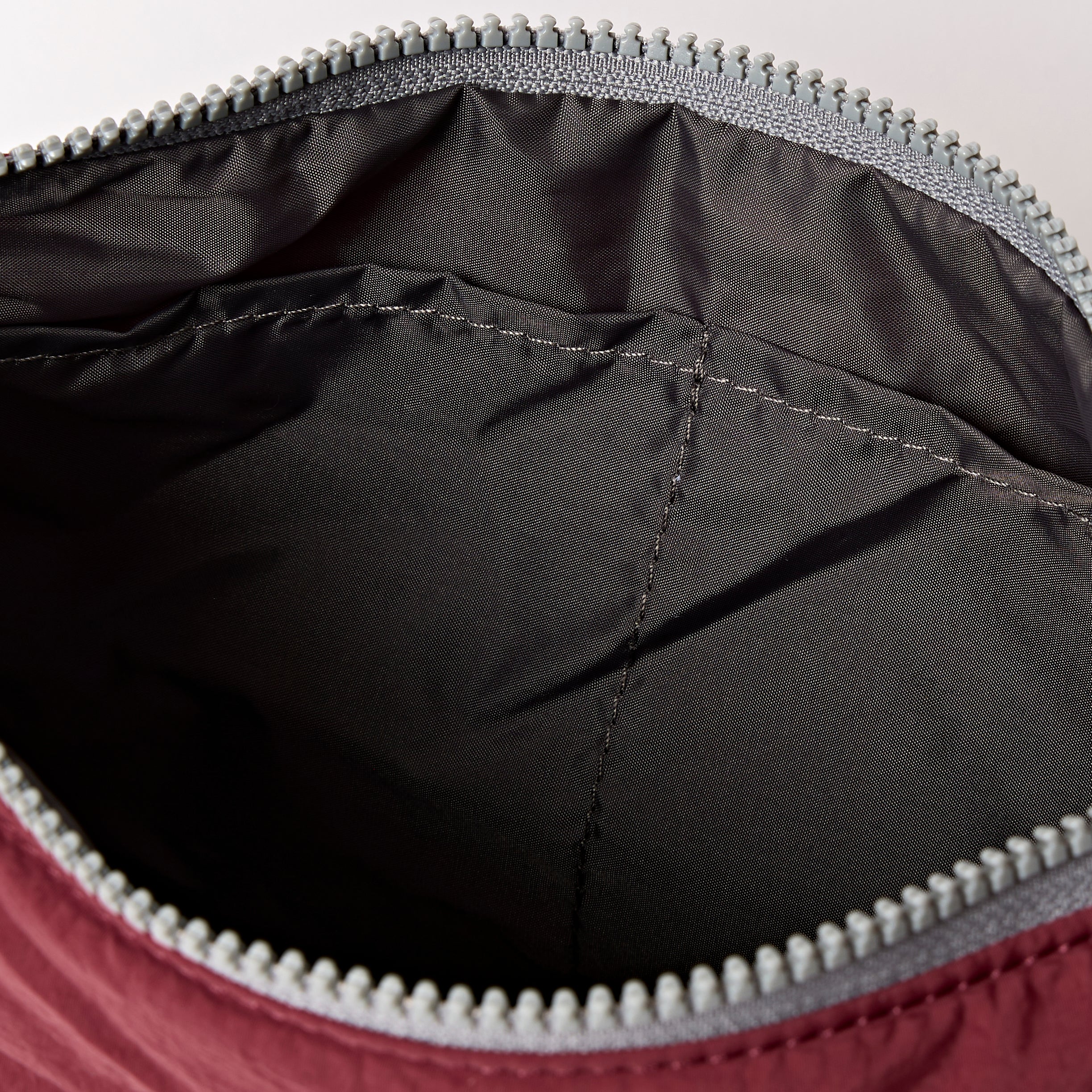 Farringdon Half Moon Bag in Bordeaux - Image 5