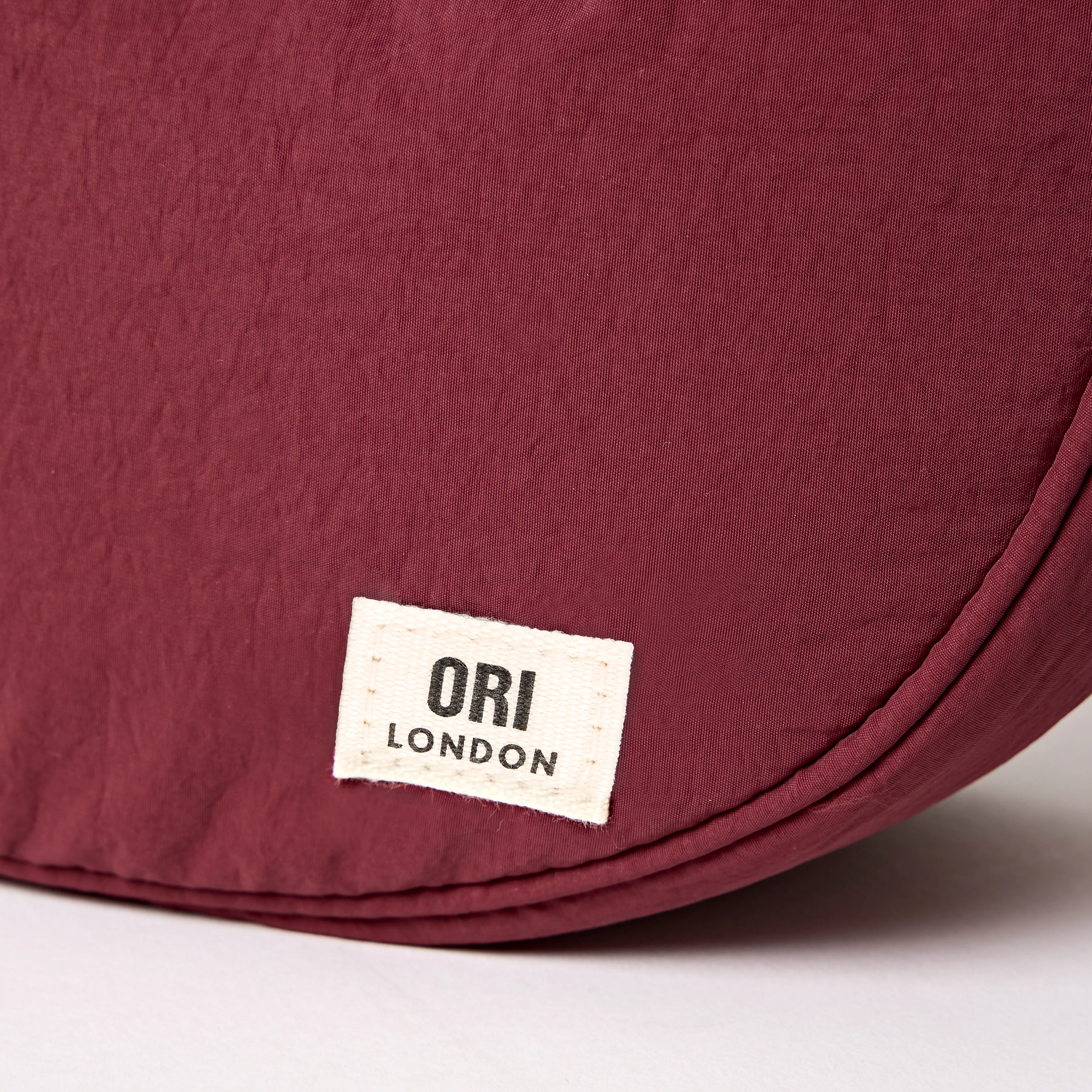 Farringdon Half Moon Bag in Bordeaux - Image 7