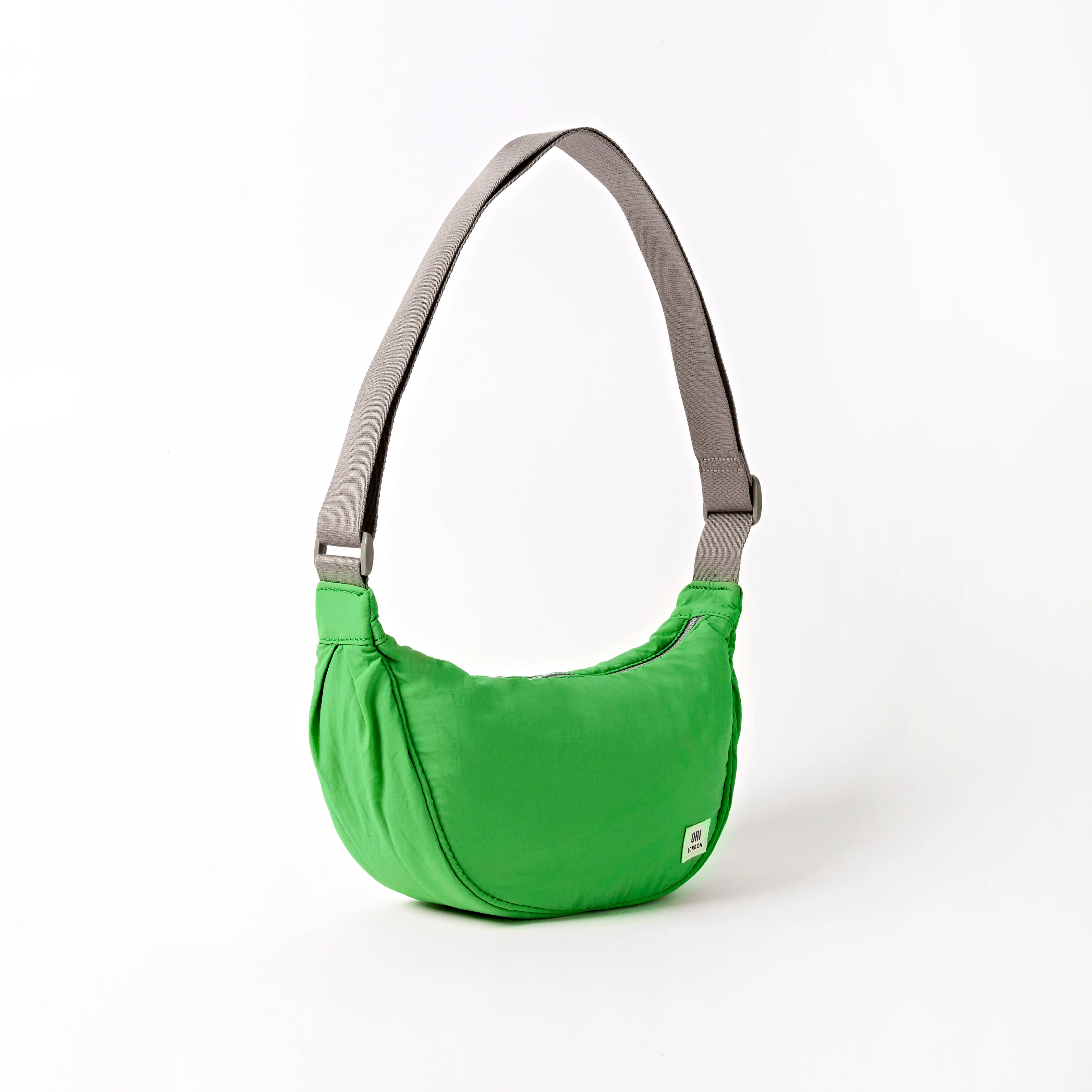 Farringdon Half Moon Bag in Online Lime Taslon - Image 3