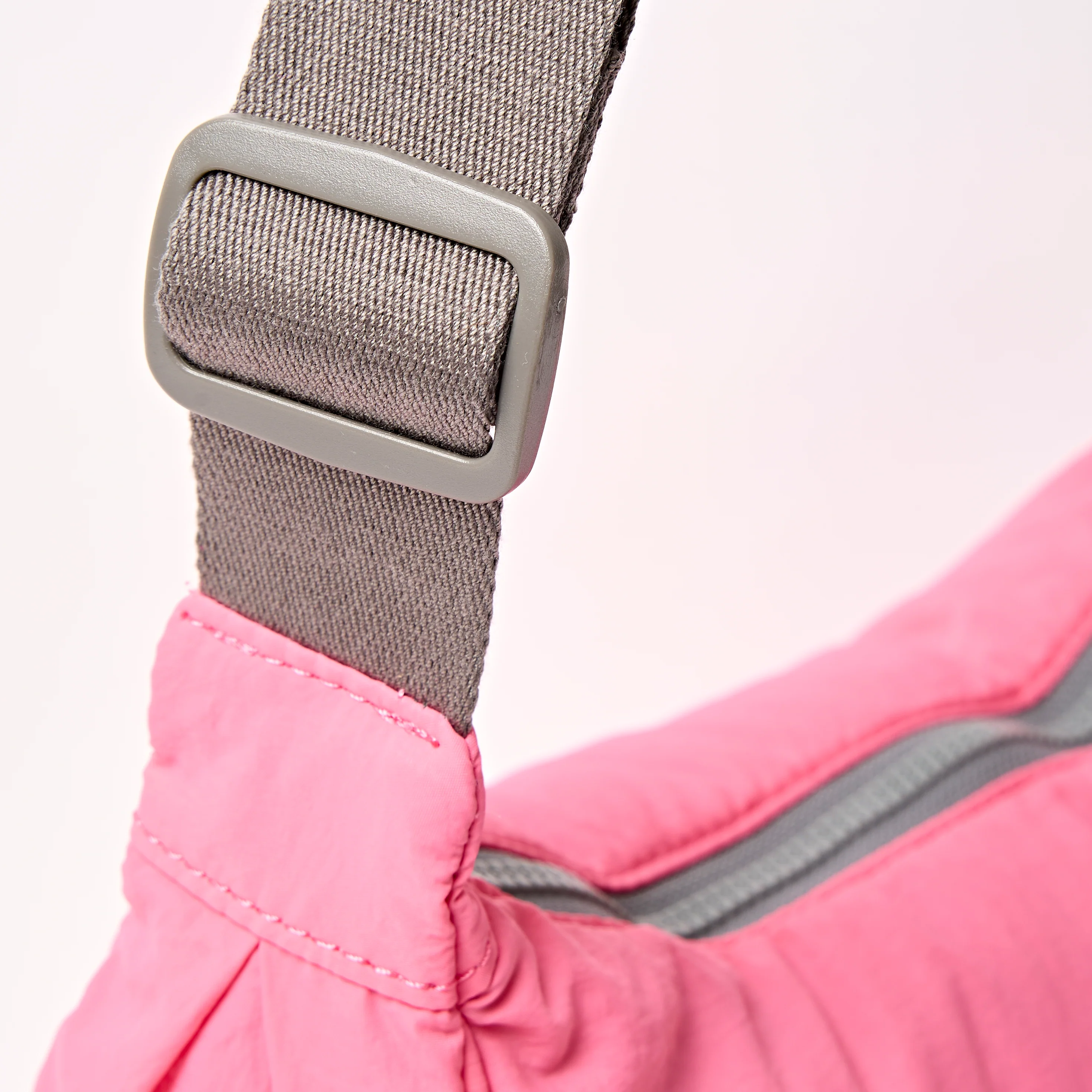 Farringdon Half Moon Bag in Pink Lemonade Taslon - Image 6