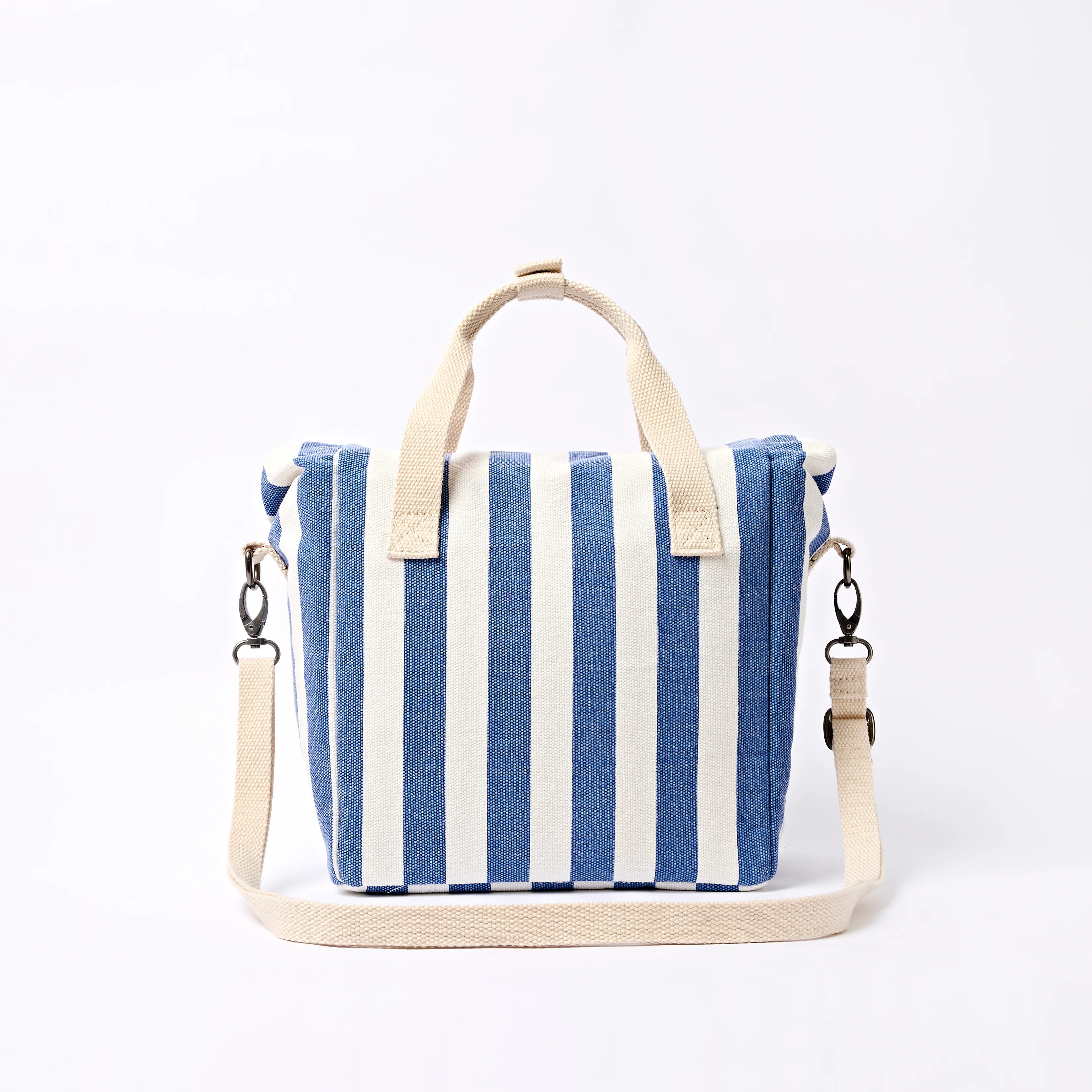 Hampstead Lunch Bag in Denim Stripe - Image 3