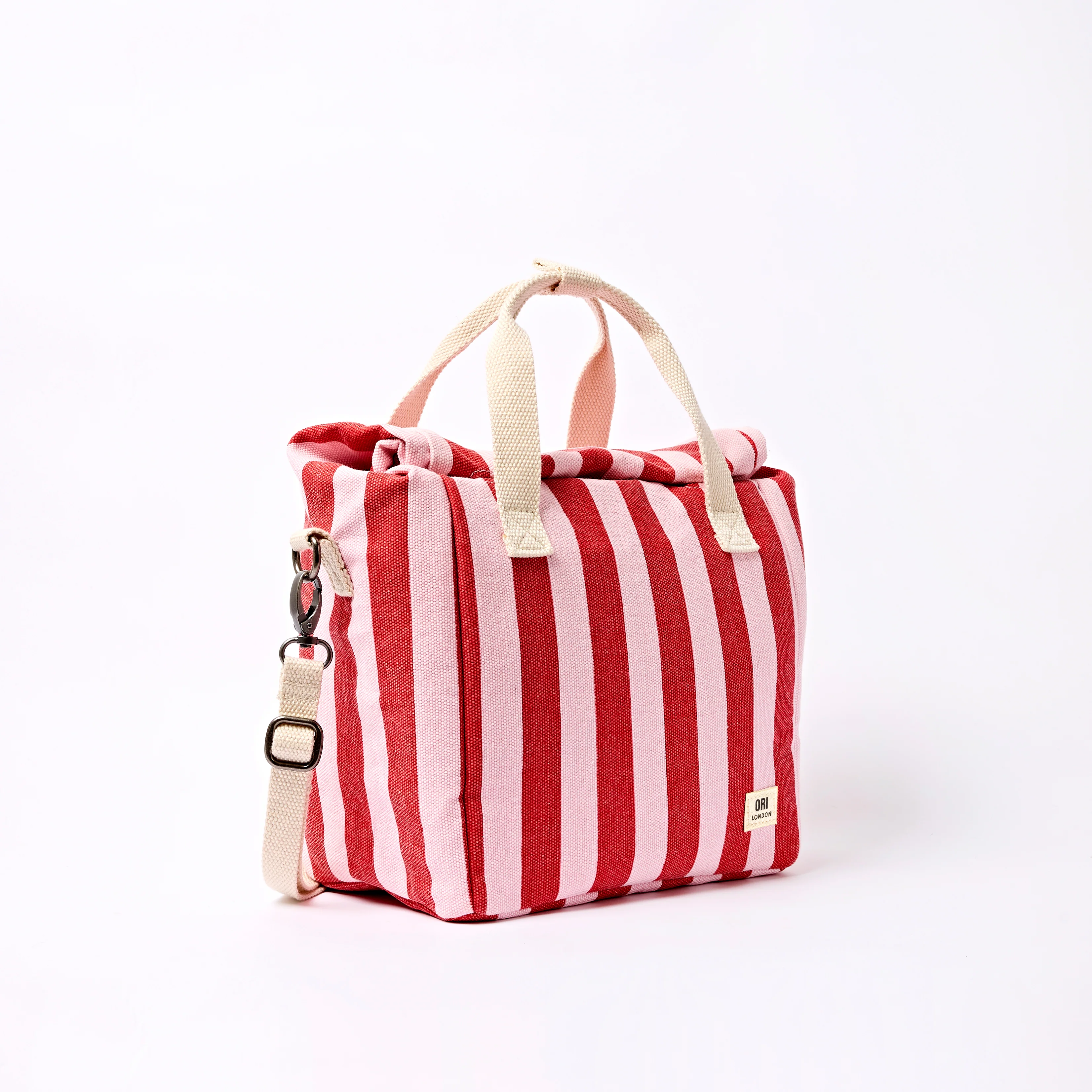 Hampstead Lunch Bag in Strawberry Stripe - Image 2
