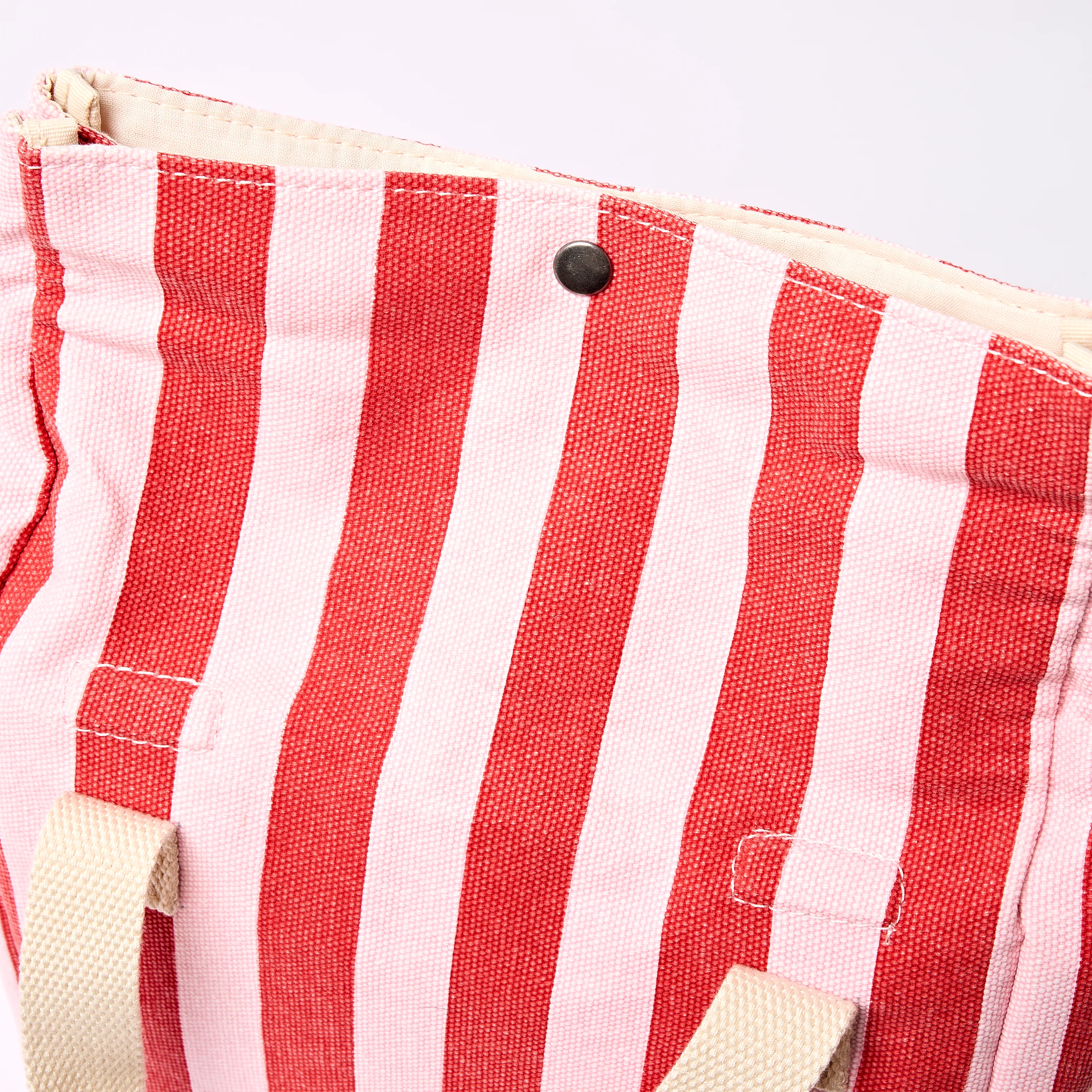 Hampstead Lunch Bag in Strawberry Stripe - Image 5