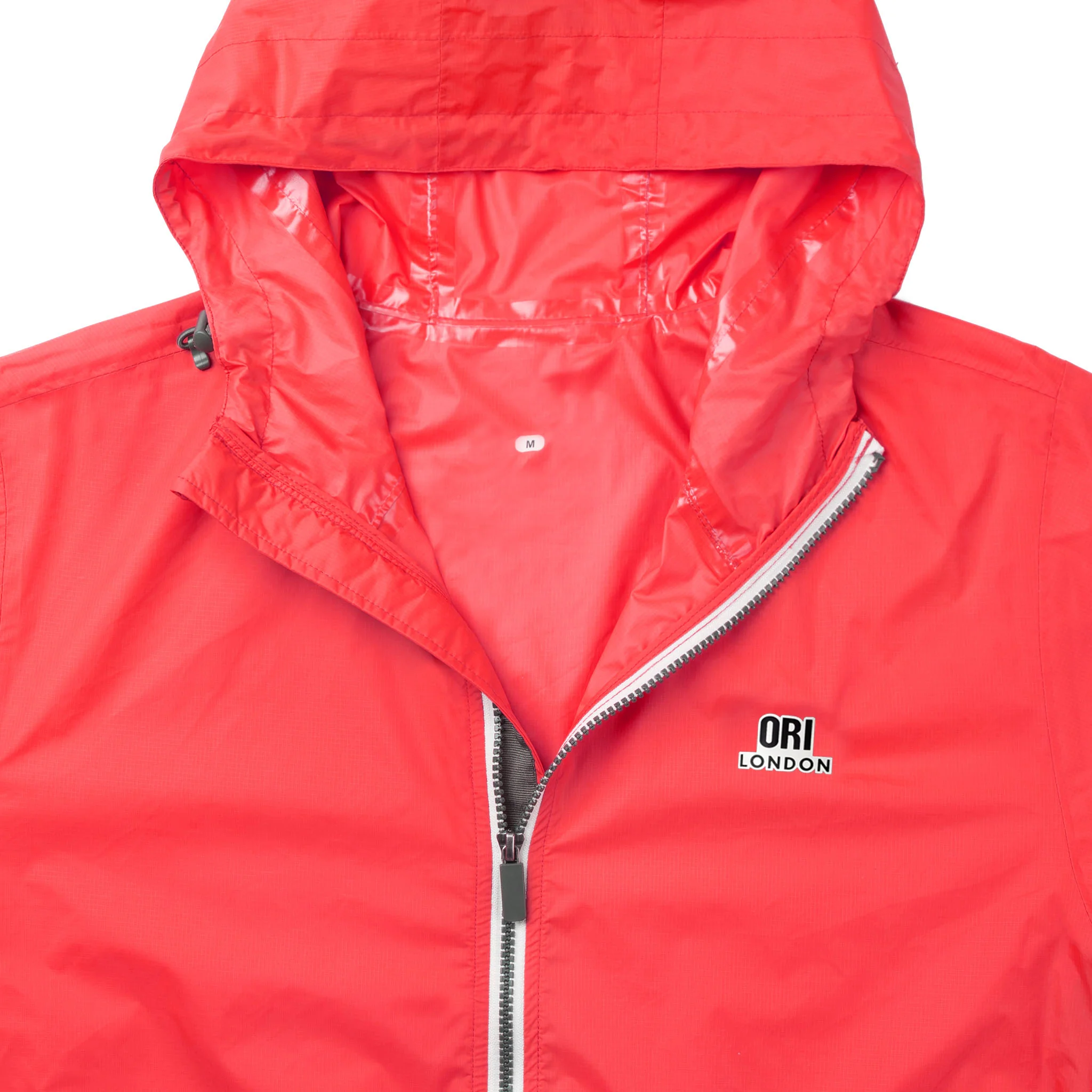 Holborn Rain Jacket in Poppy - Image 7
