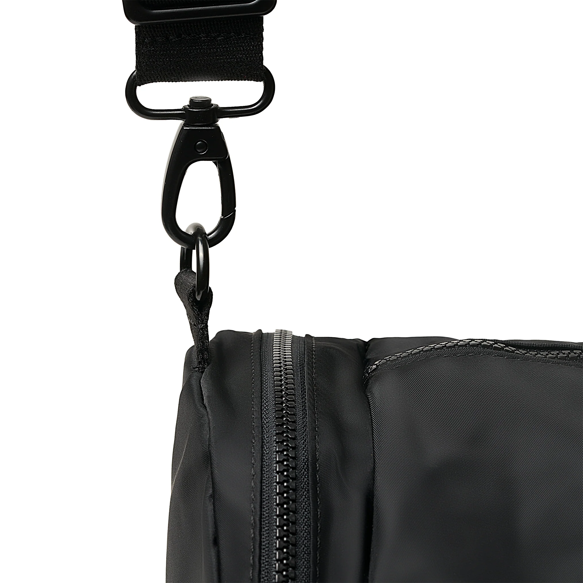 All Black Luton Duffel Bag in Black - Image 6